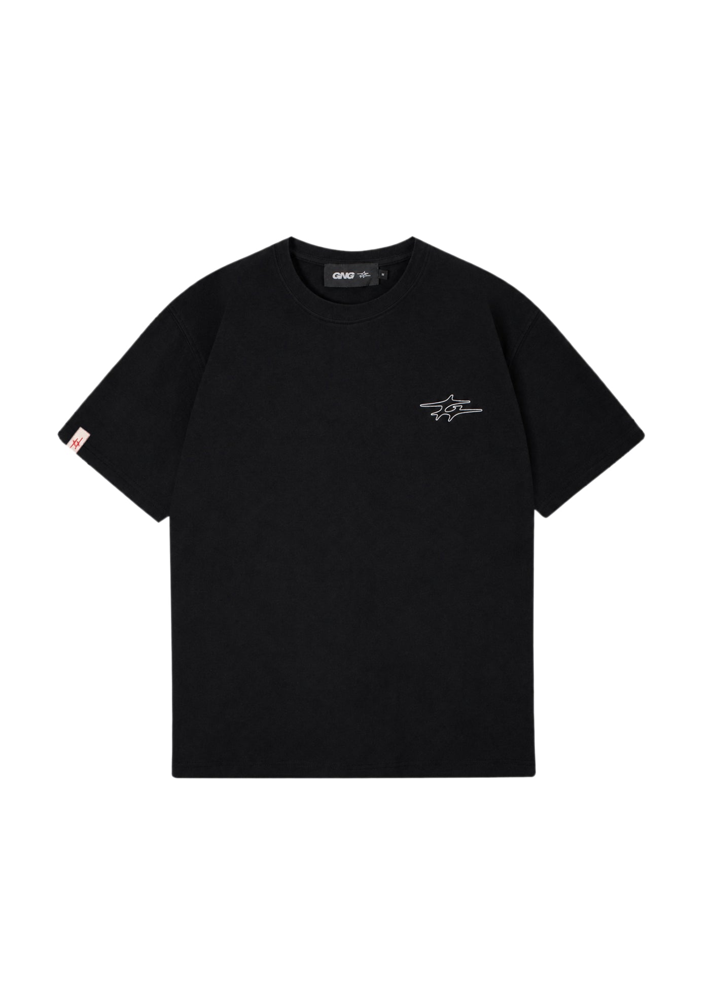 LABEL TEE BLACK