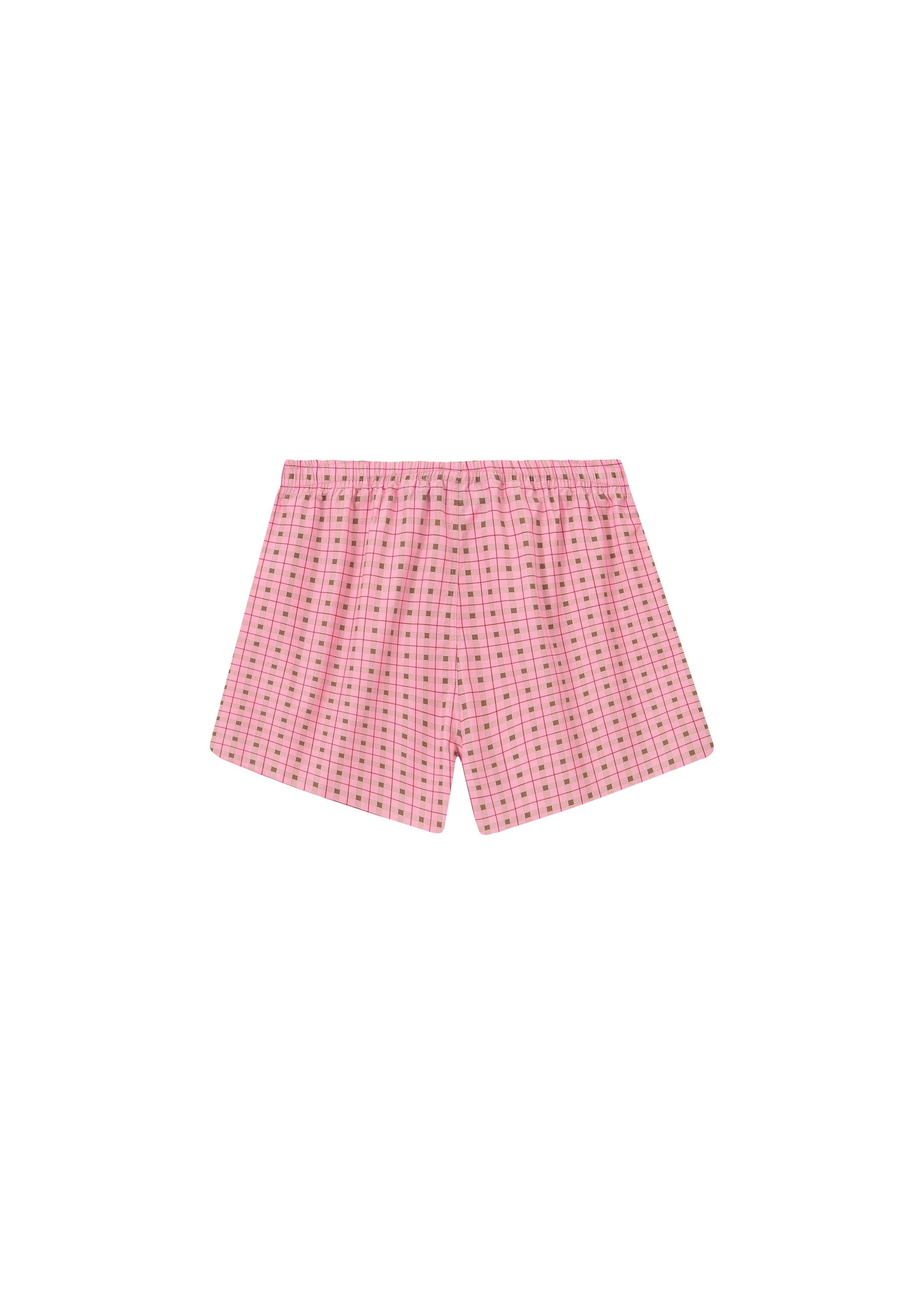 GNG WOVEN BOXER PINK CHECKS