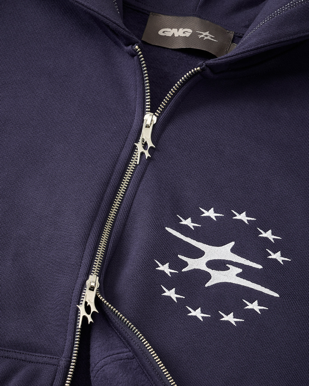 FLATLOCK ZIPPER NAVY