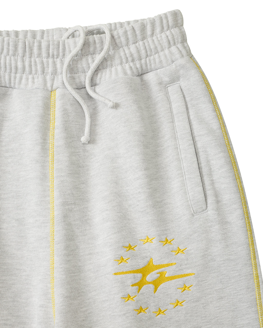 FLATLOCK PANTS GREY MELANGE