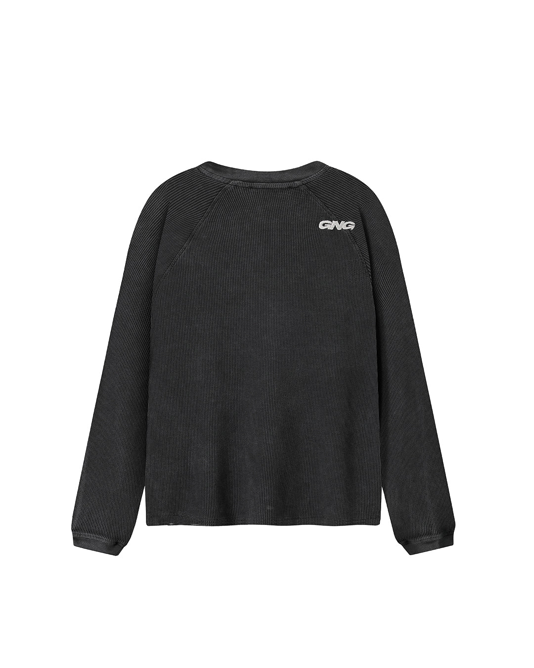 THERMAL WAFFLE LONGSLEEVE CHARCOAL