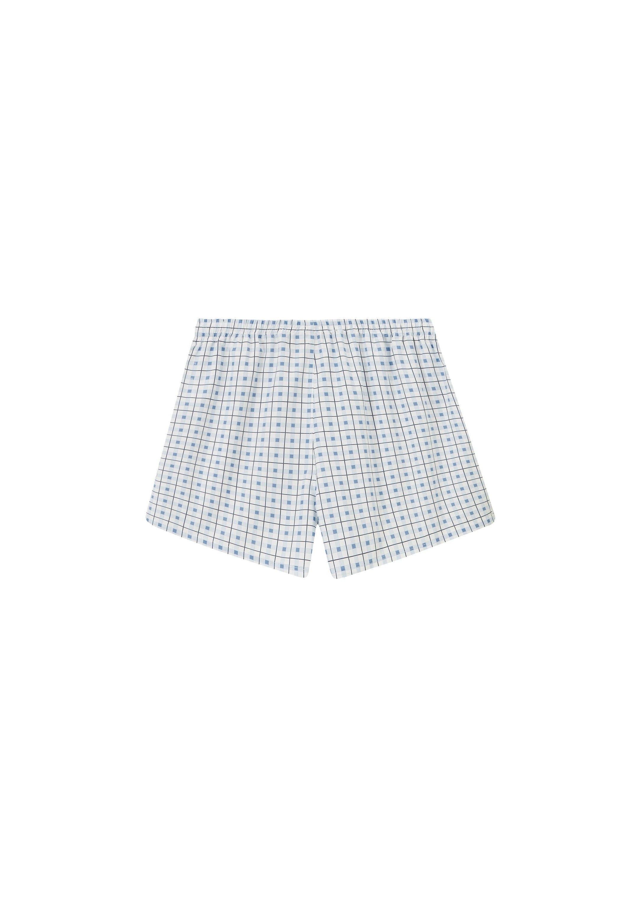 GNG WOVEN BOXER BLUE CHECKS