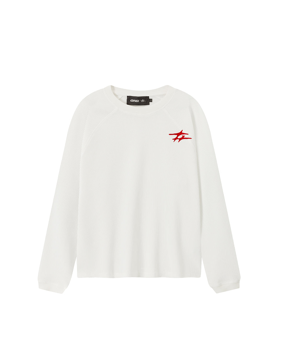 THERMAL WAFFLE LONGSLEEVE WHITE