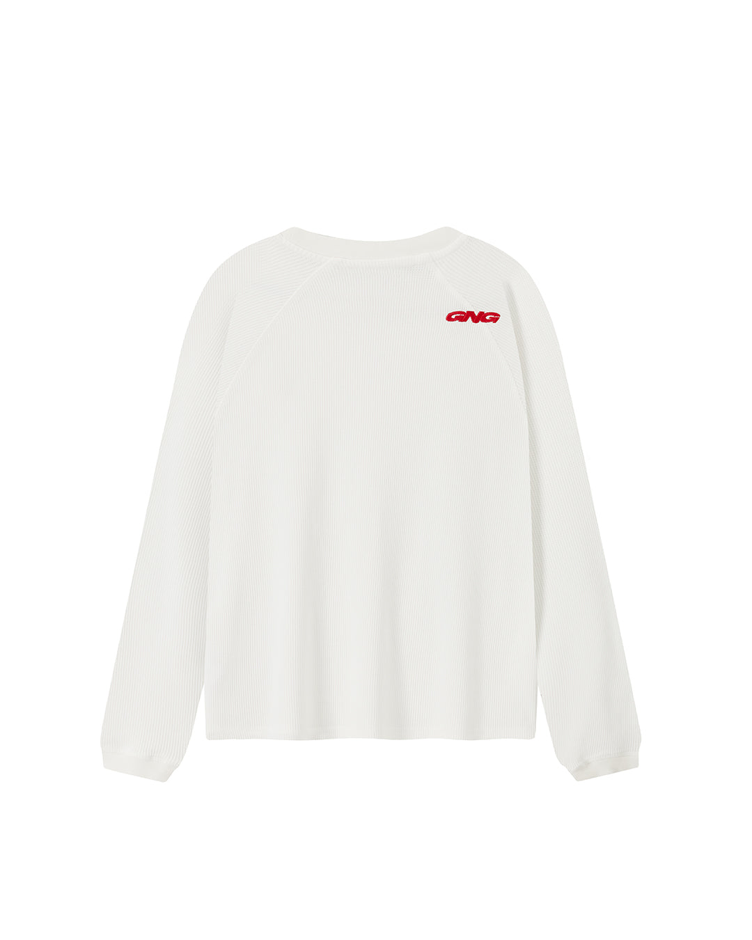 THERMAL WAFFLE LONGSLEEVE WHITE