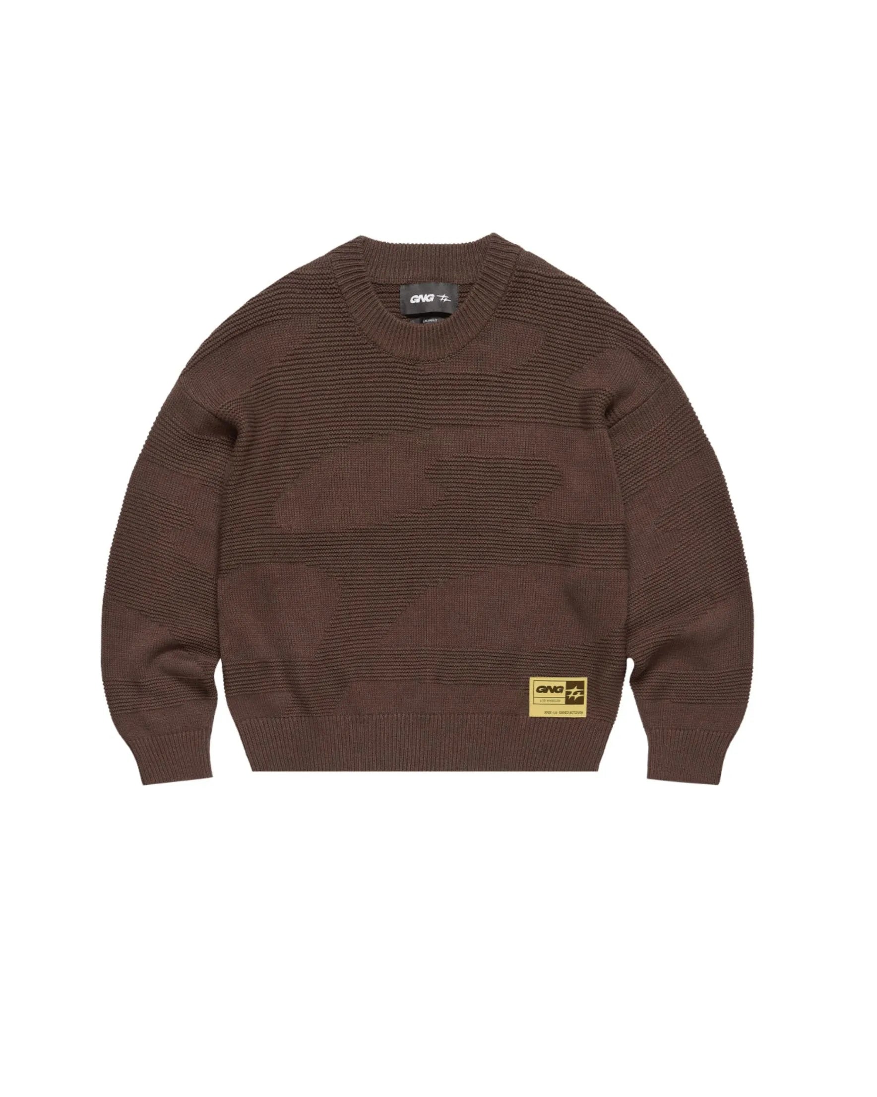 3D KNIT BROWN