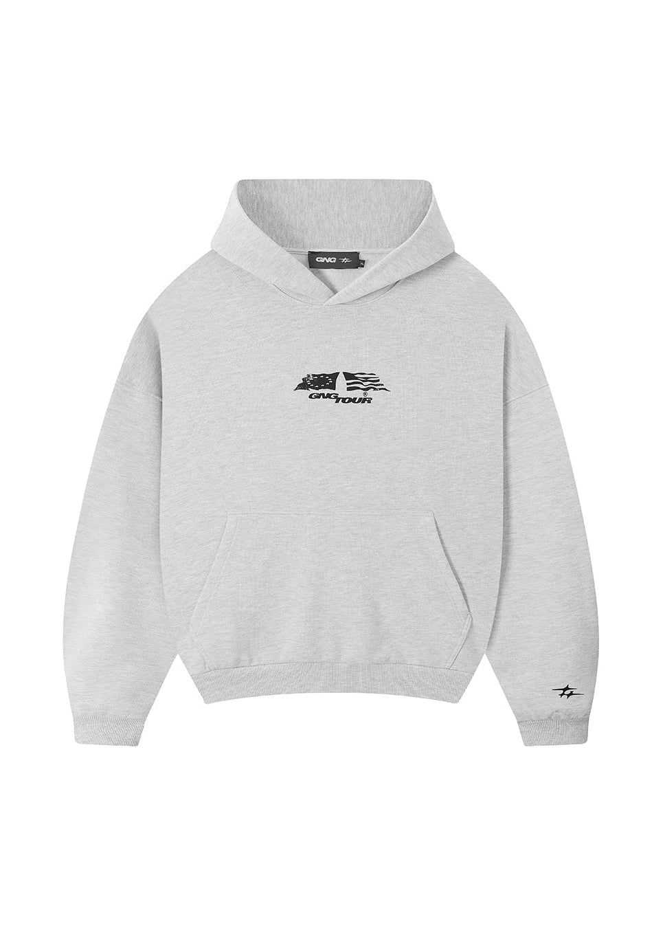 NO PAIN HOOD GREY MELANGE