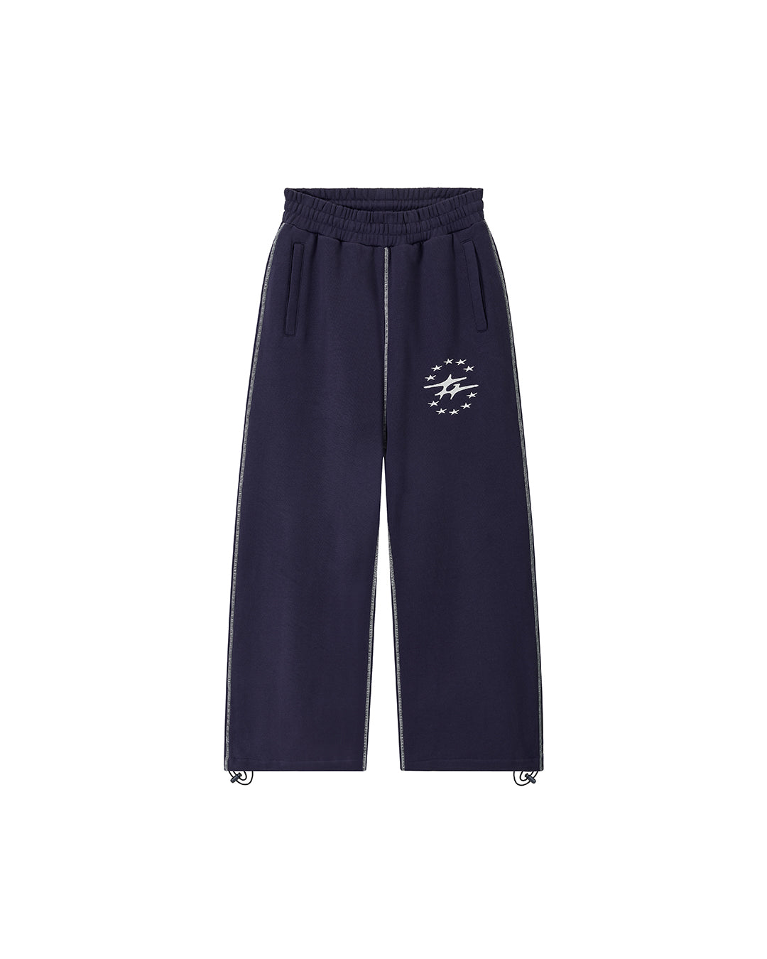FLATLOCK PANTS NAVY