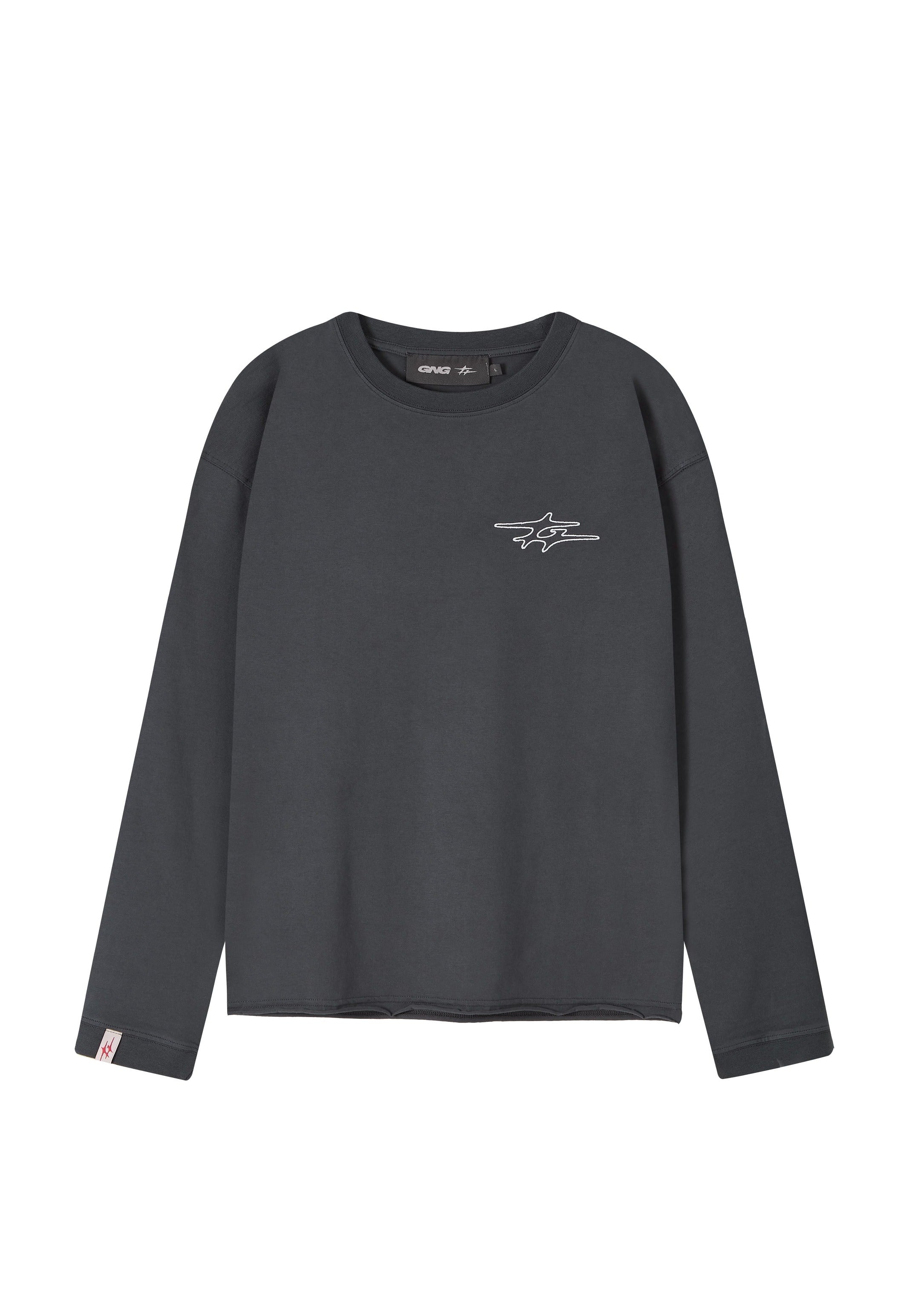 LABEL LONGSLEEVE DARK GREY