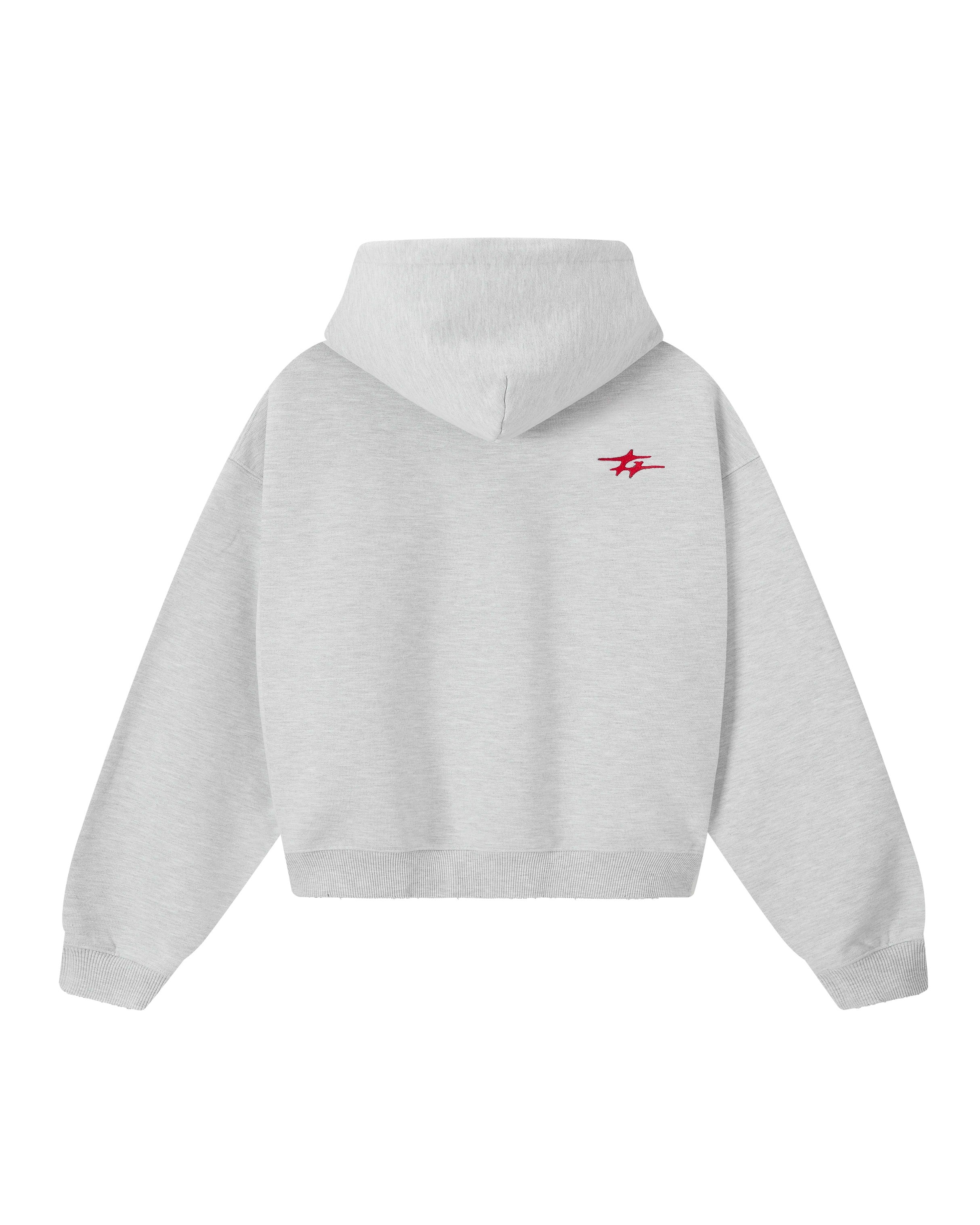 RUSH HOOD GREY MELANGE