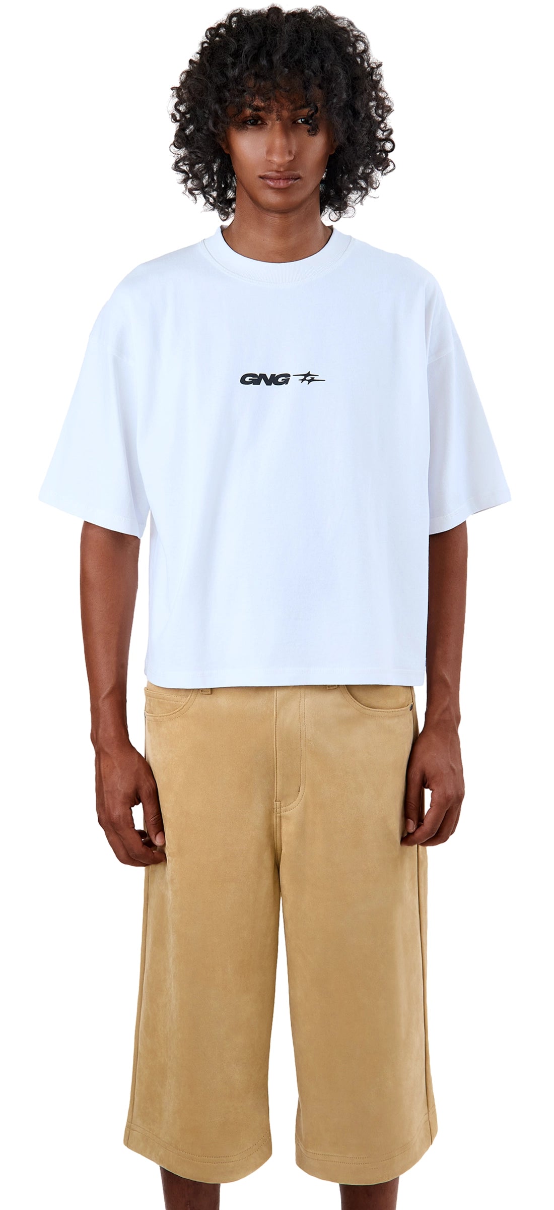 SUEDE SKIN SHORTS BEIGE