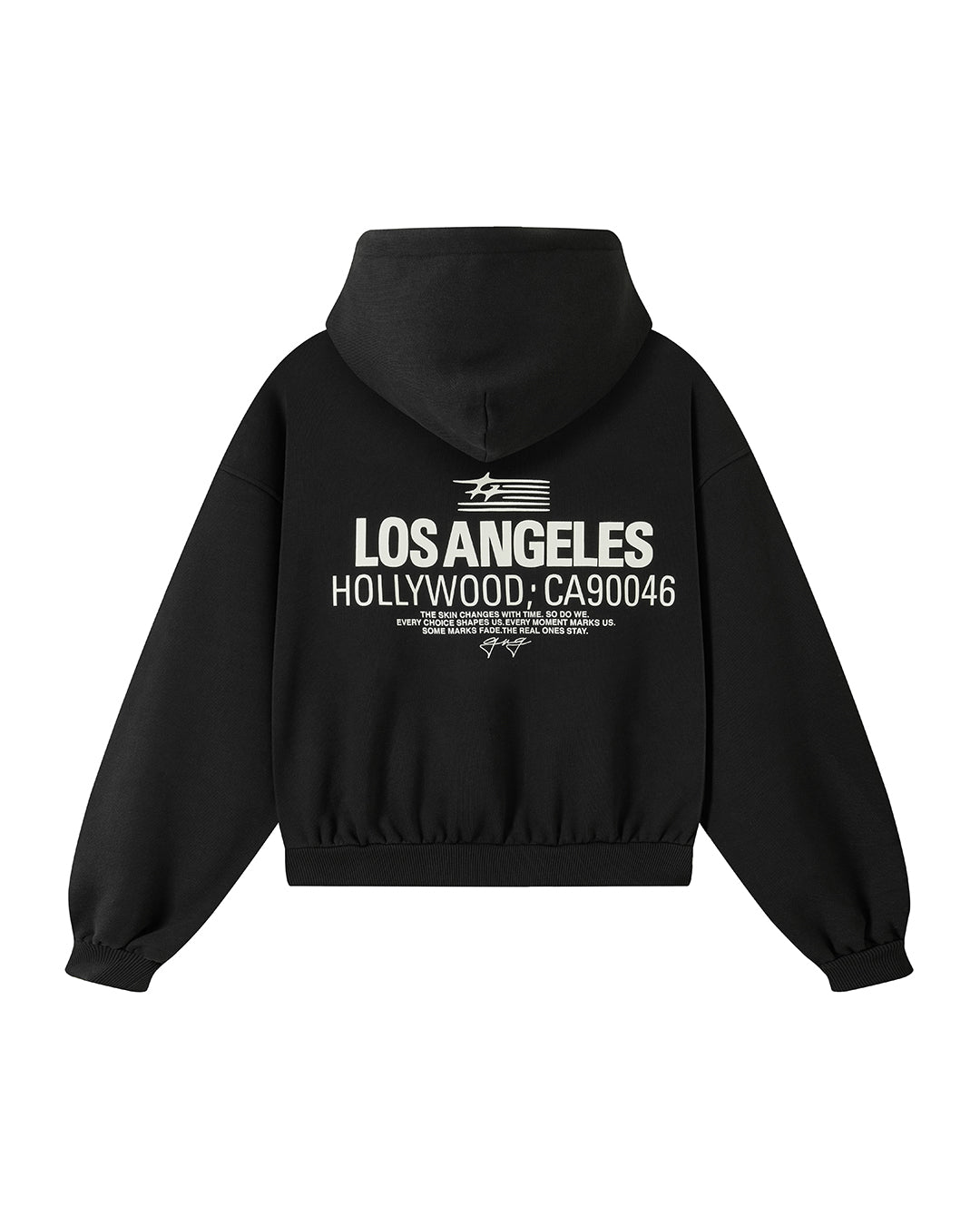 LA ARCHIVE HOOD BLACK