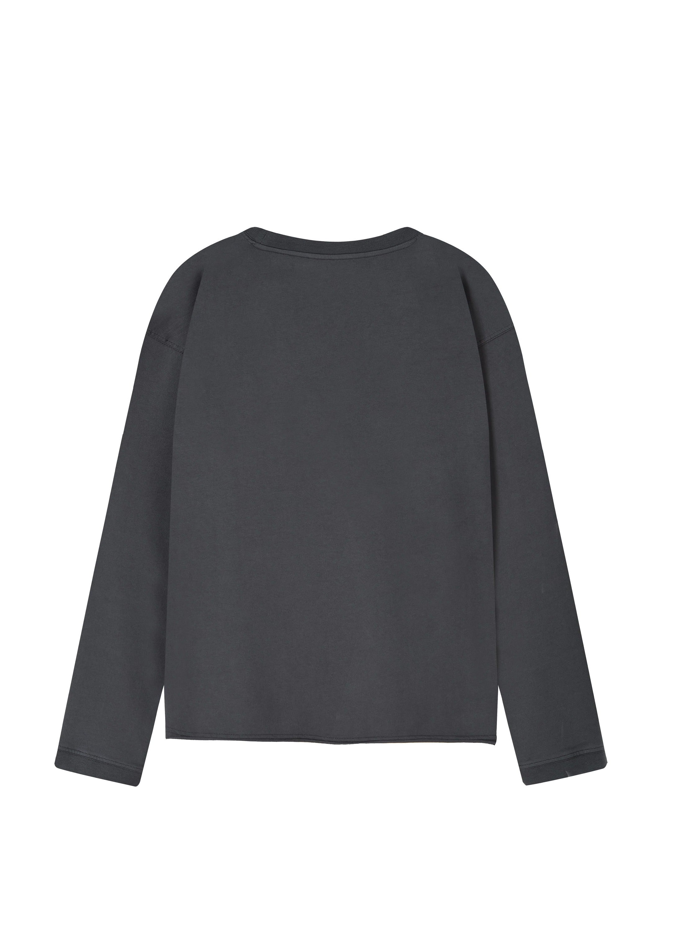 LABEL LONGSLEEVE DARK GREY