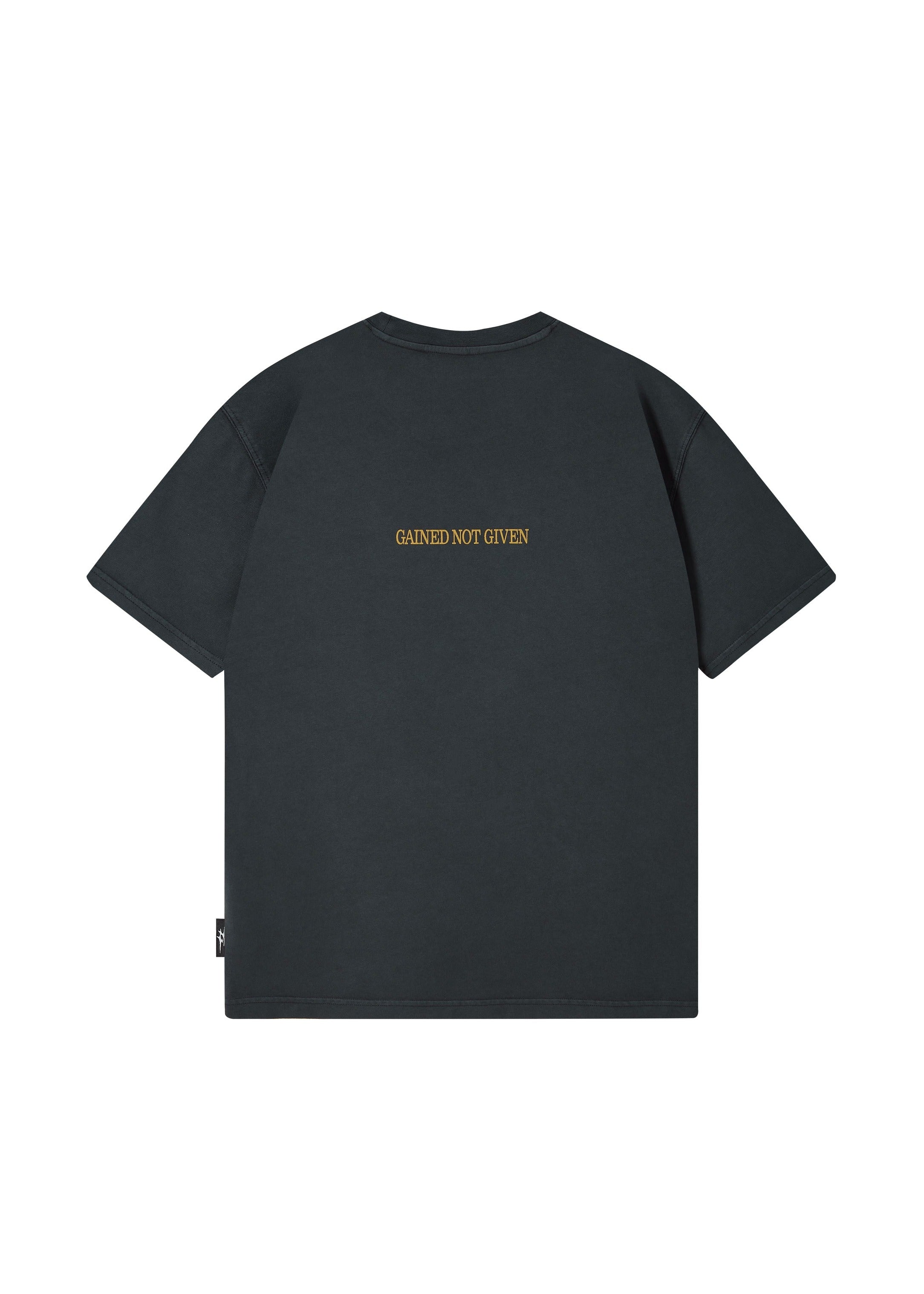 GNG CLASSIC TEE FADED BLACK