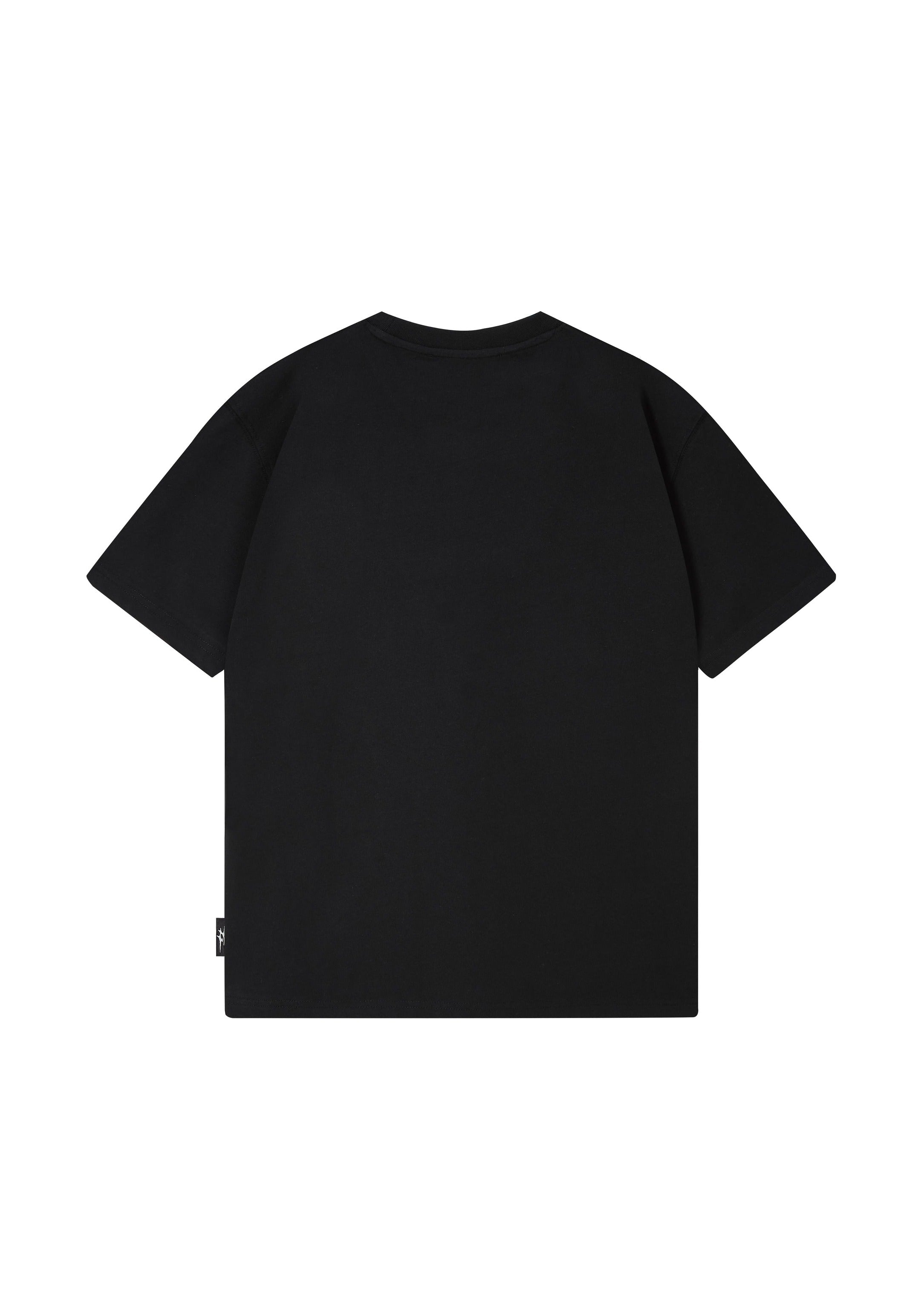 GNG CUT LOGO TEE BLACK