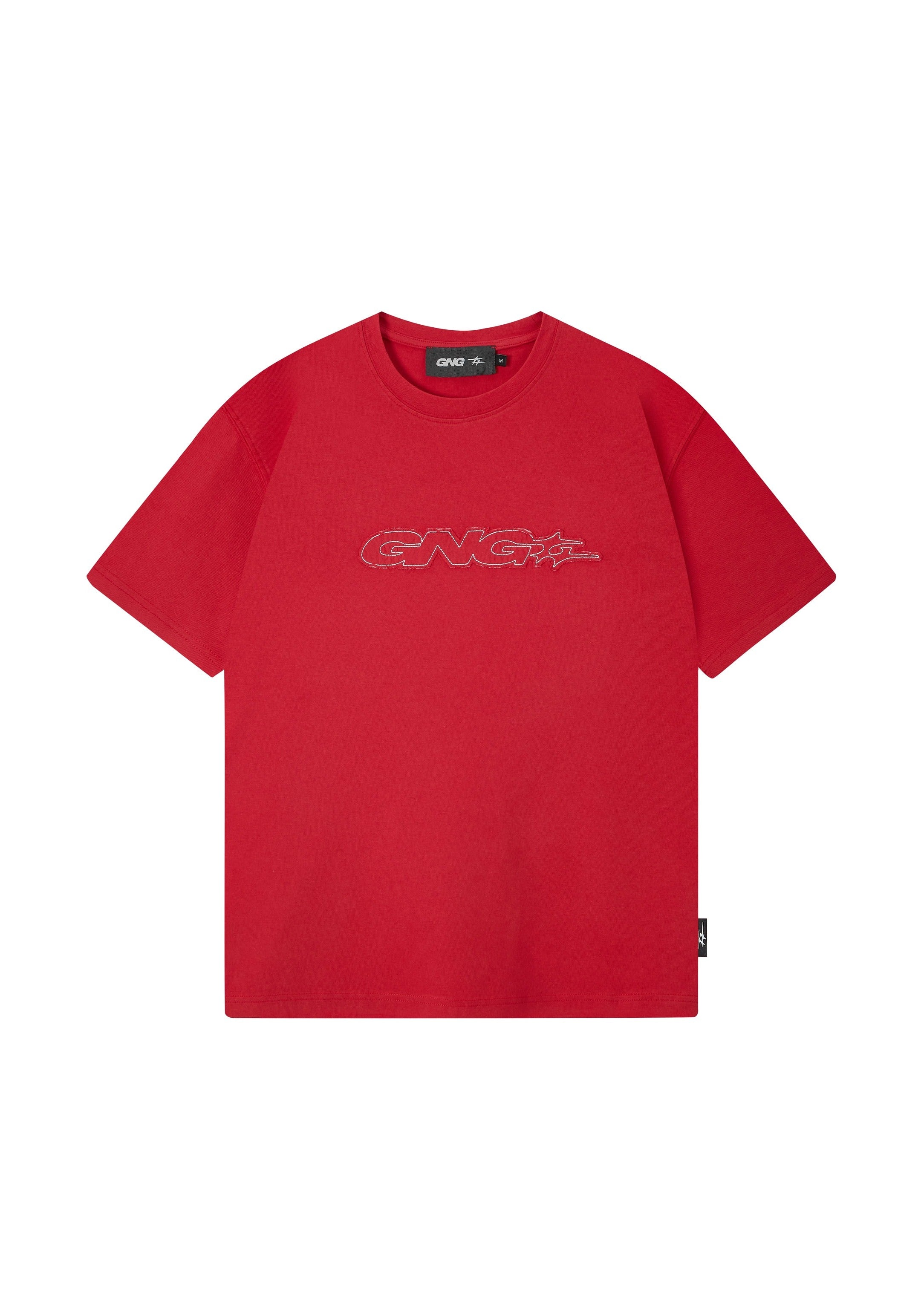 GNG CUT LOGO TEE RED
