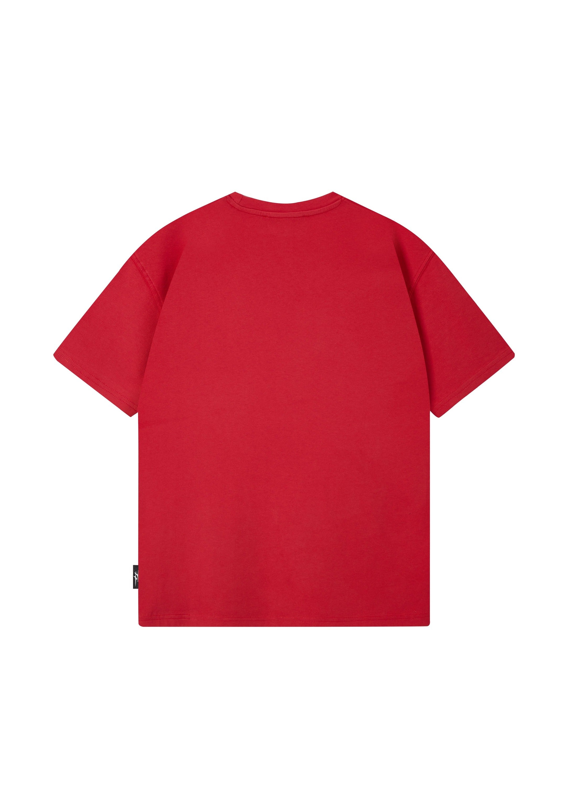 GNG CUT LOGO TEE RED