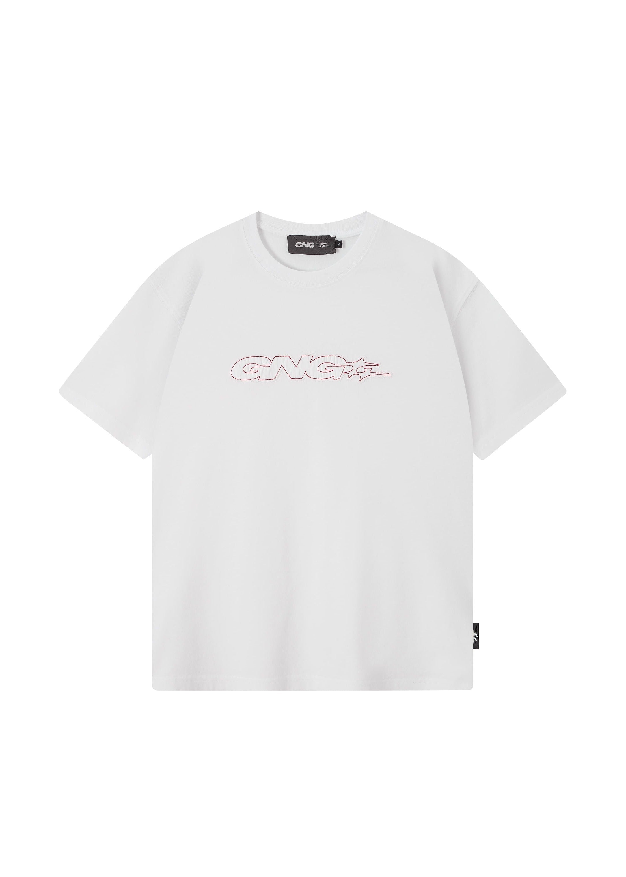 GNG CUT LOGO TEE WHITE