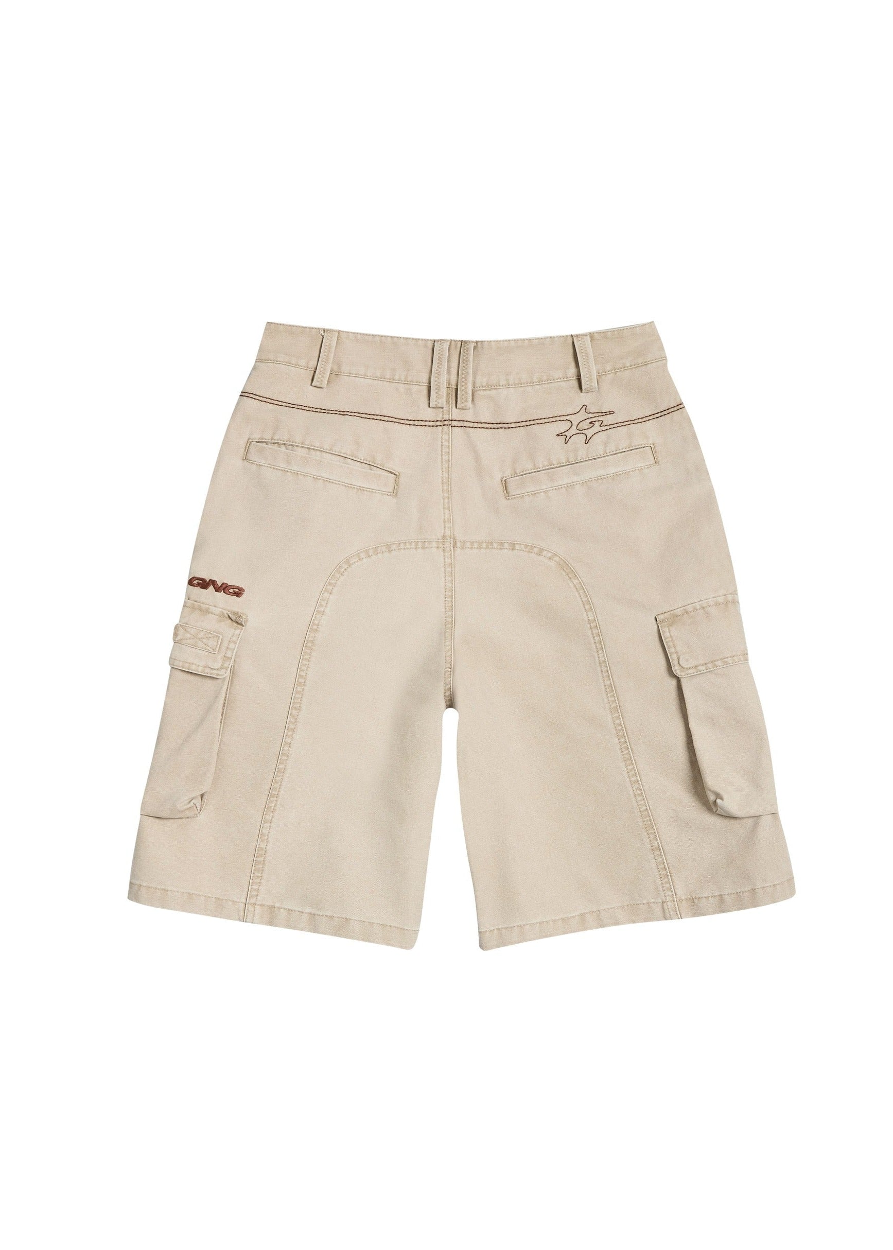 CARGO SHORTS CANVAS CAMEL