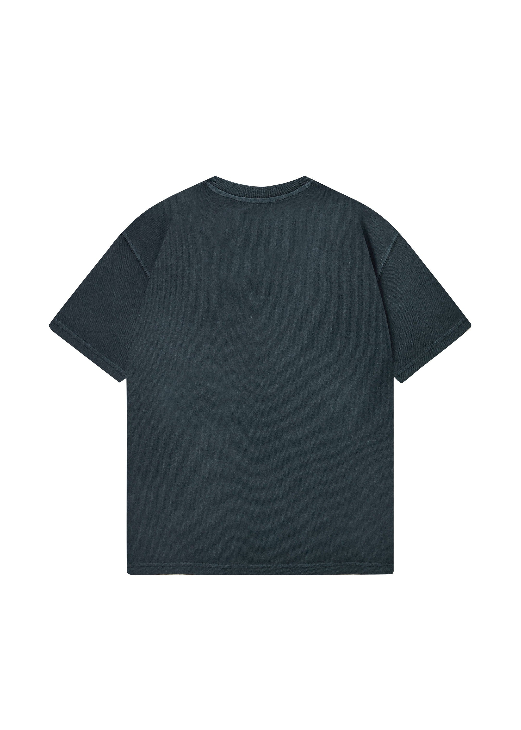 LA STATE TEE FADED BLACK