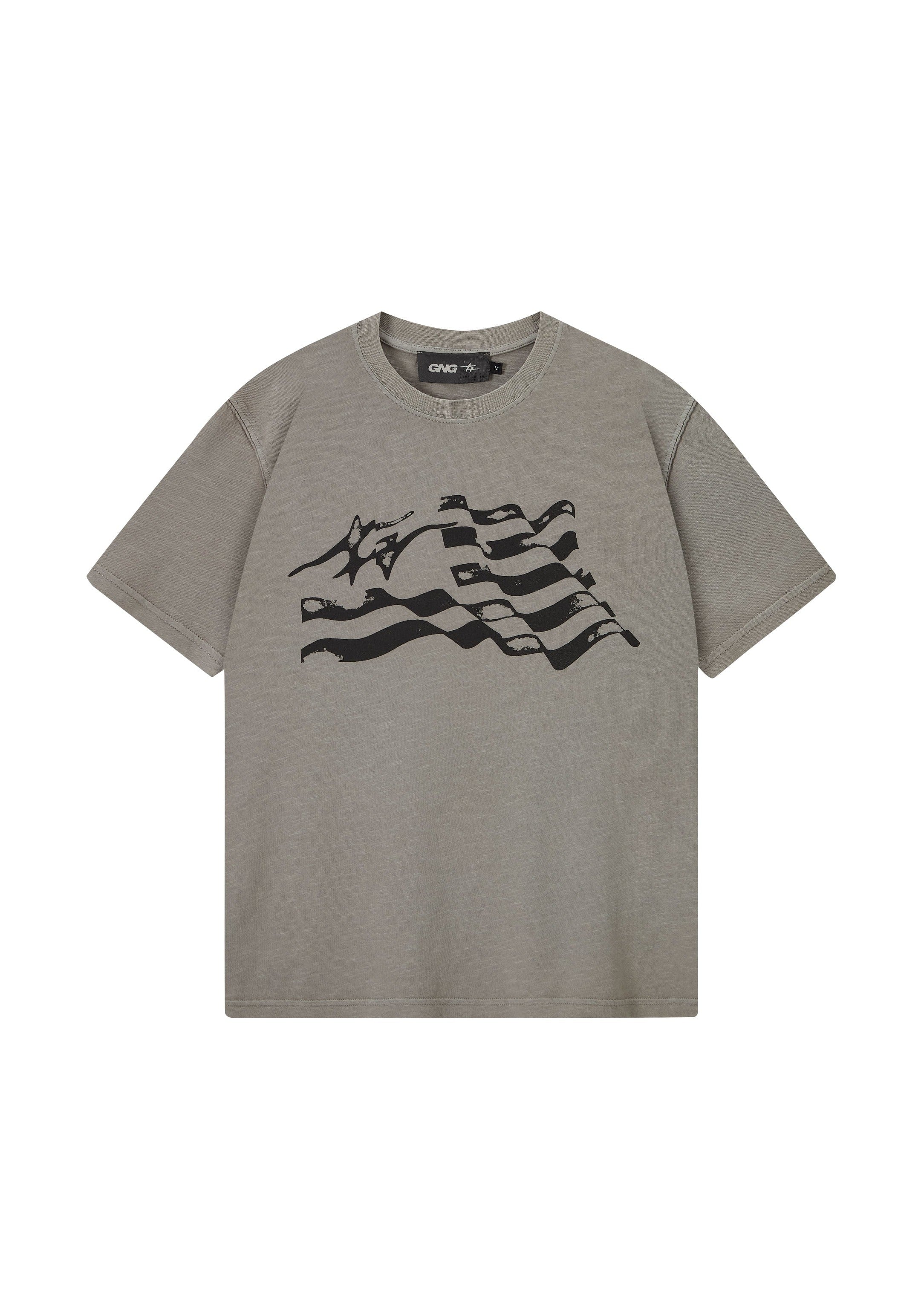 FLAG TEE CONCRETE GREY