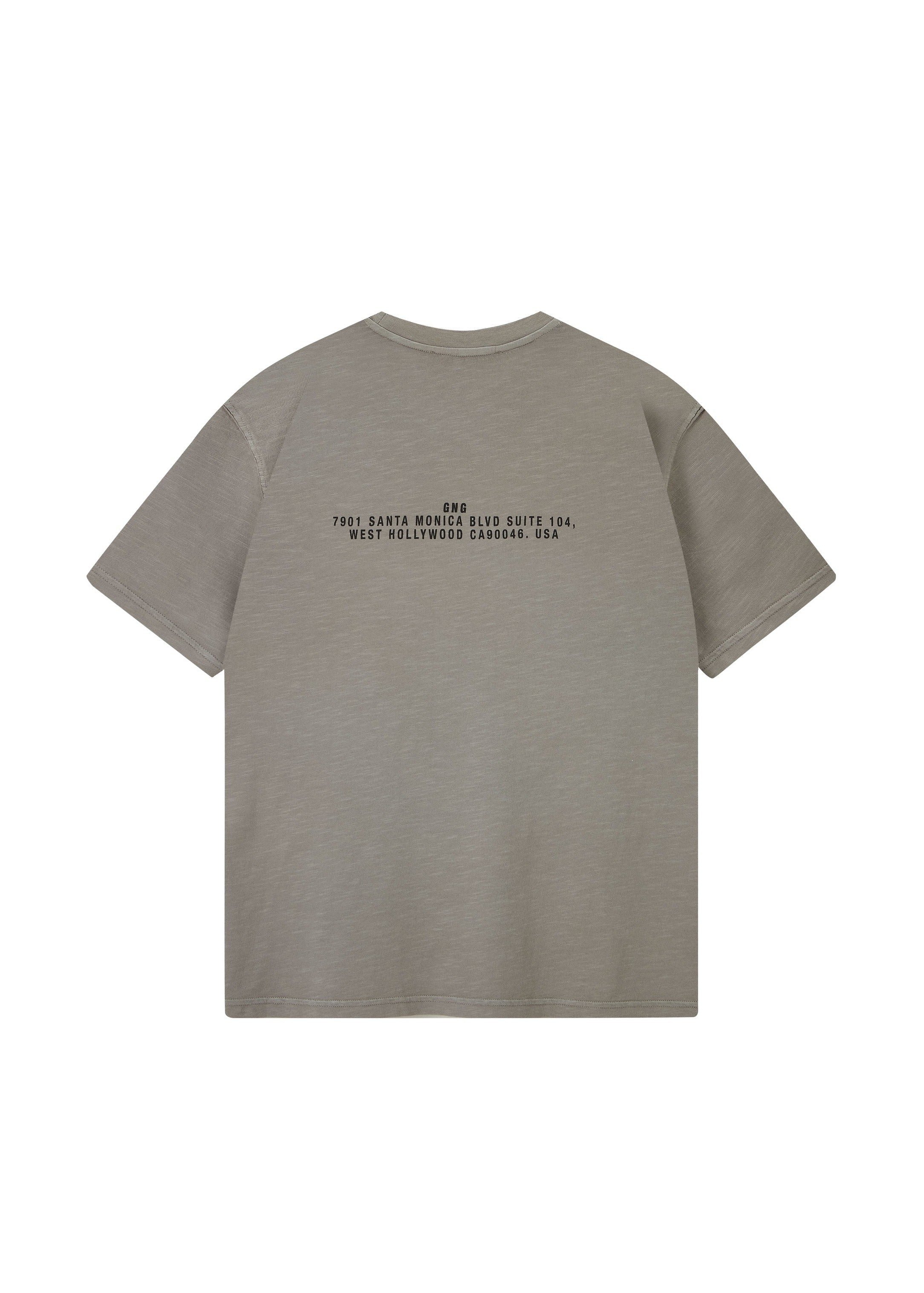 FLAG TEE CONCRETE GREY