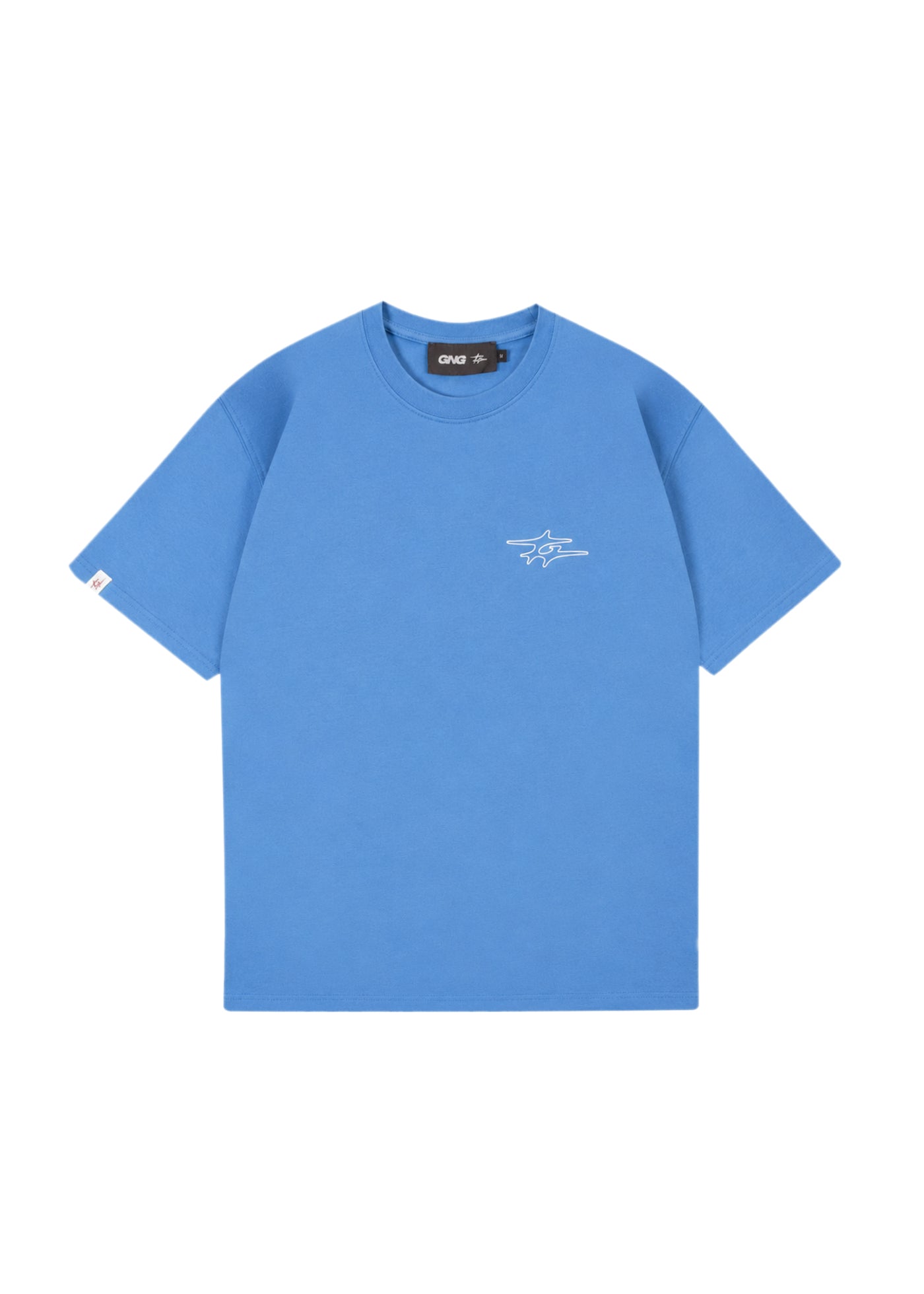 LABEL TEE BLUE