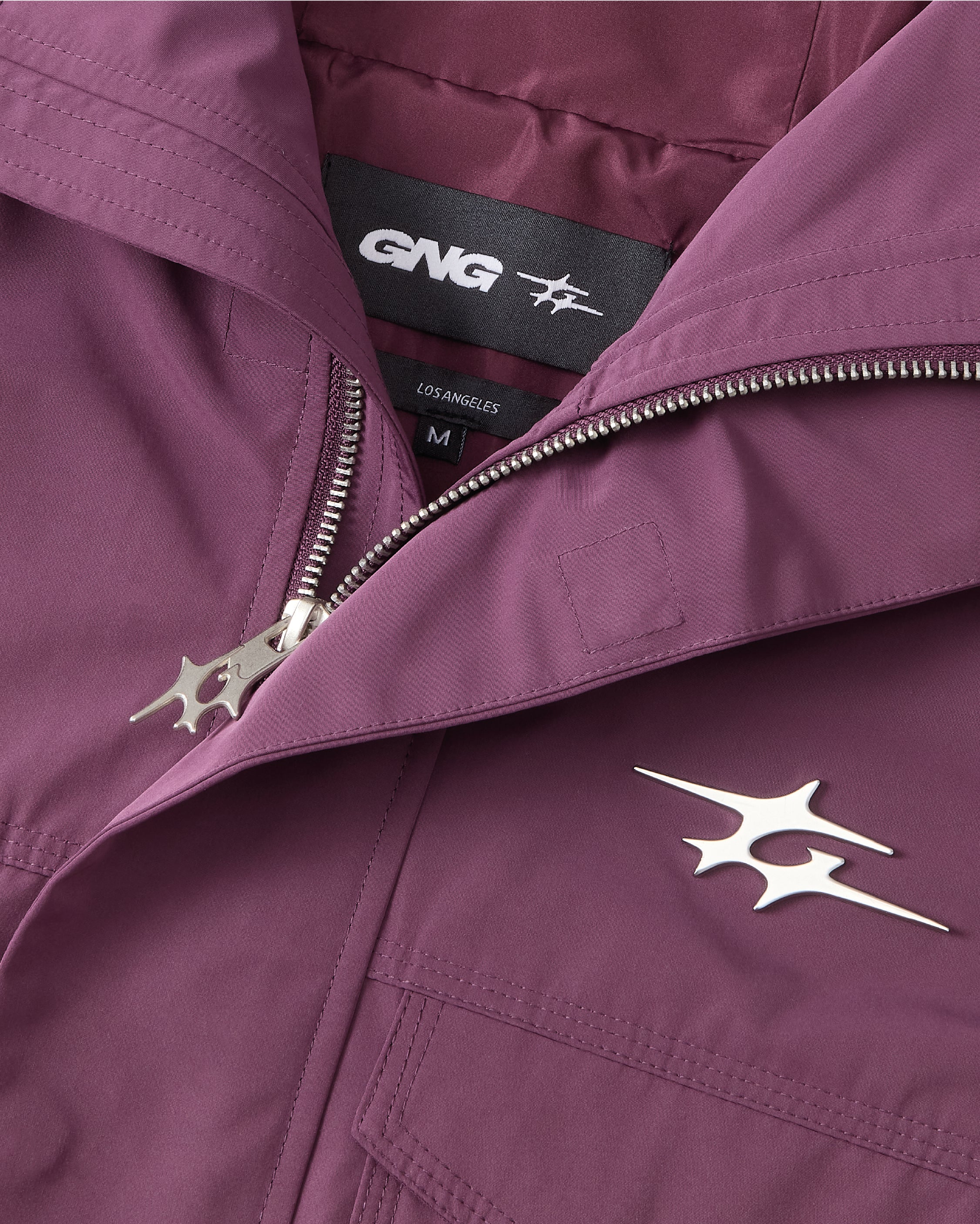 CALIFORNIA WINDBREAKER BURGUNDY