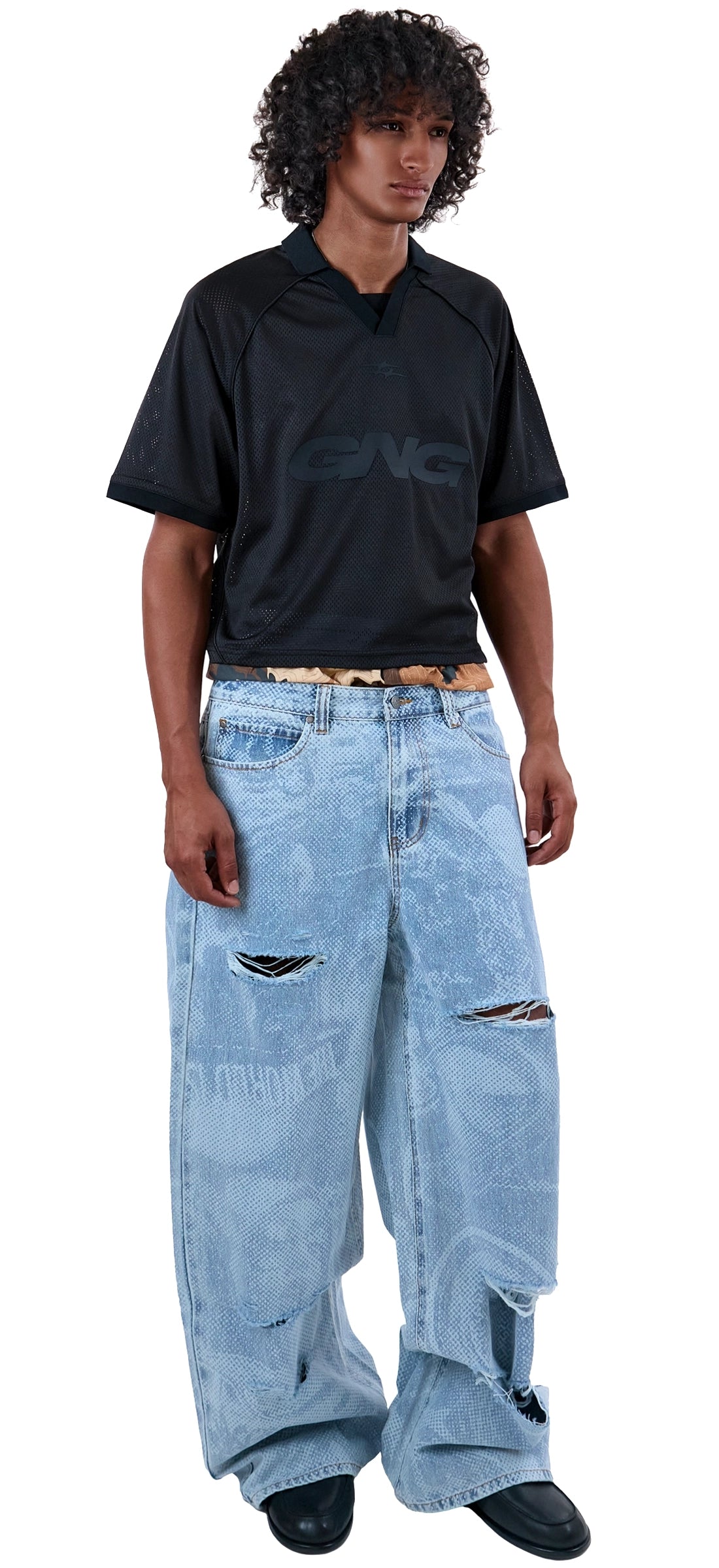 SAND FOOTBALL T-SHIRT BLACK