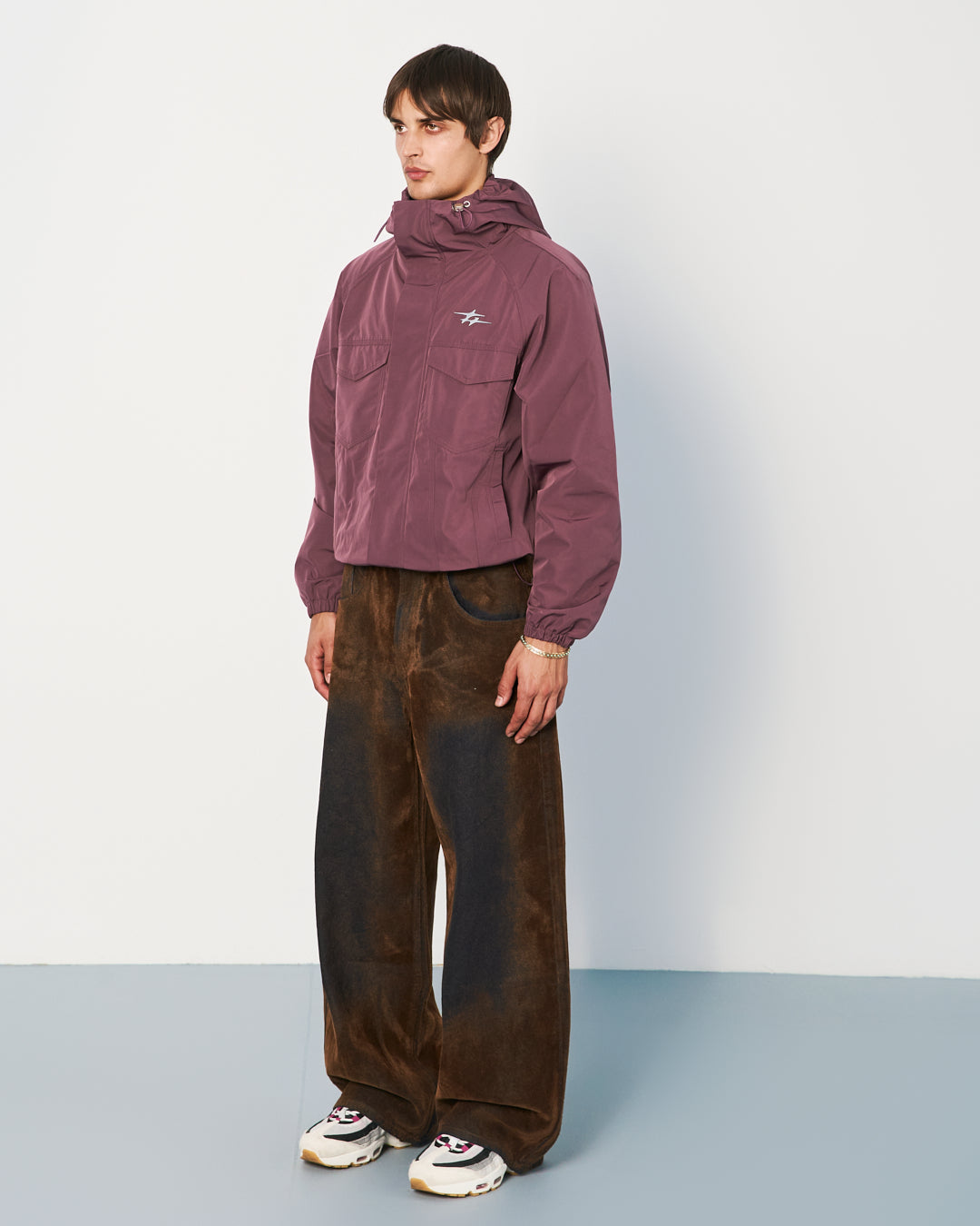 CALIFORNIA WINDBREAKER BURGUNDY