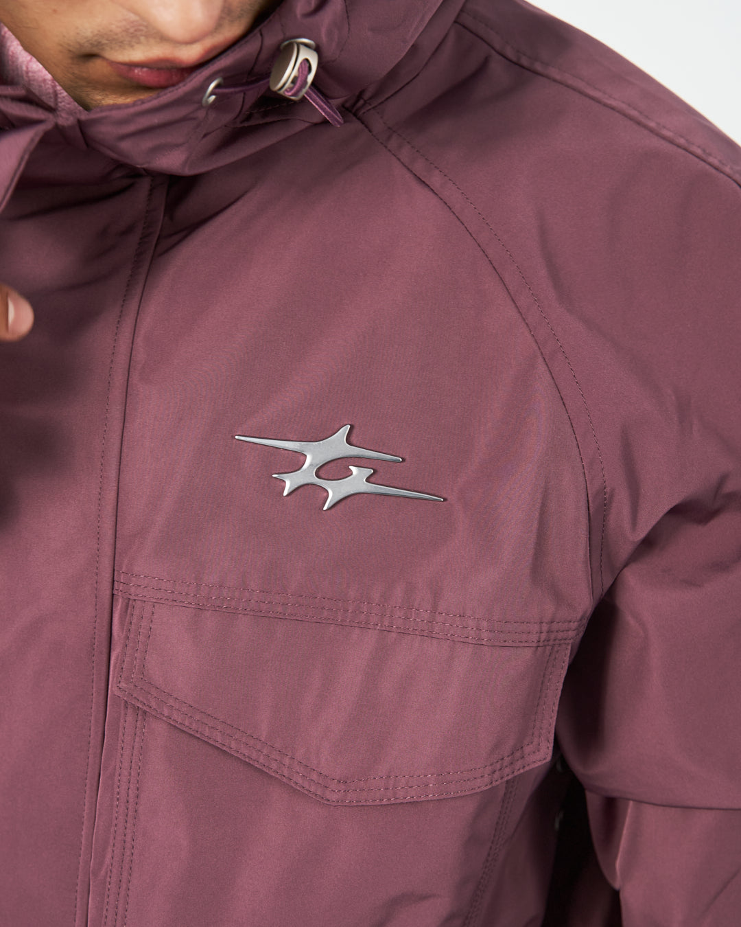 CALIFORNIA WINDBREAKER BURGUNDY