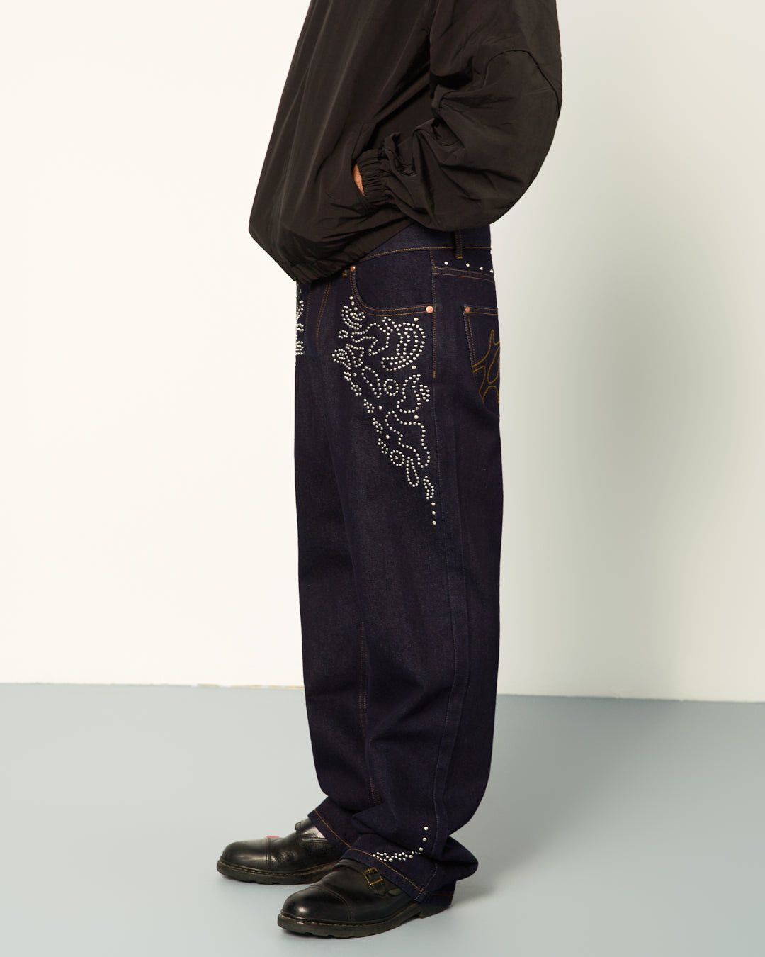 CALIFORNIA DENIM PANTS RAW INDIGO