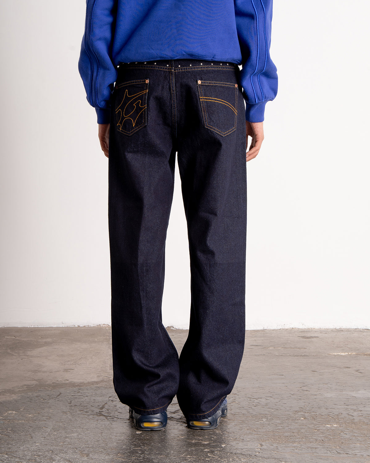 CALIFORNIA DENIM PANTS RAW INDIGO