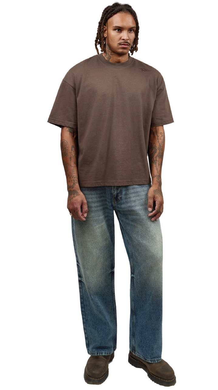 SKIN T-SHIRT BROWN