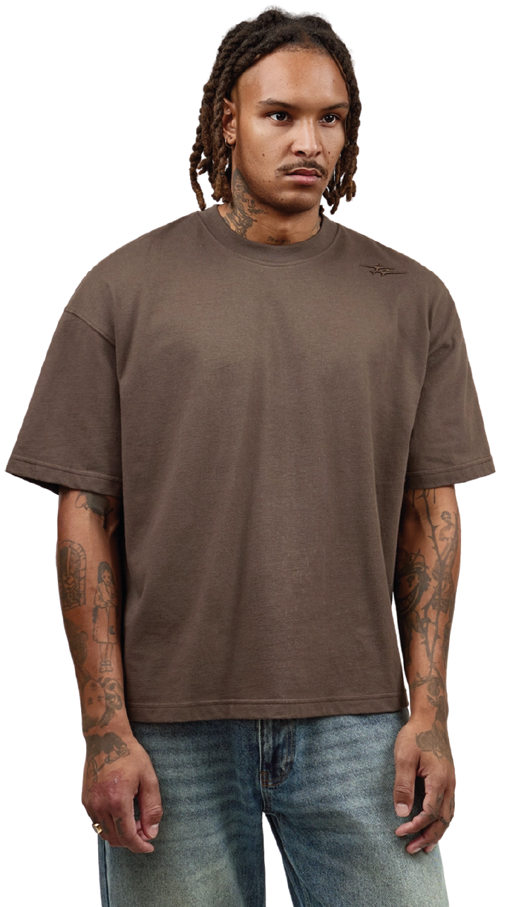 SKIN T-SHIRT BROWN
