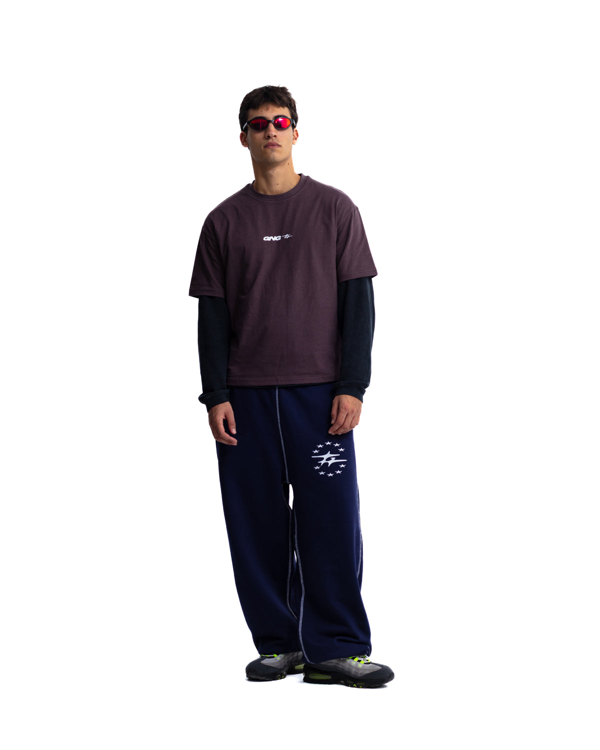 SAND TEE BURGUNDY