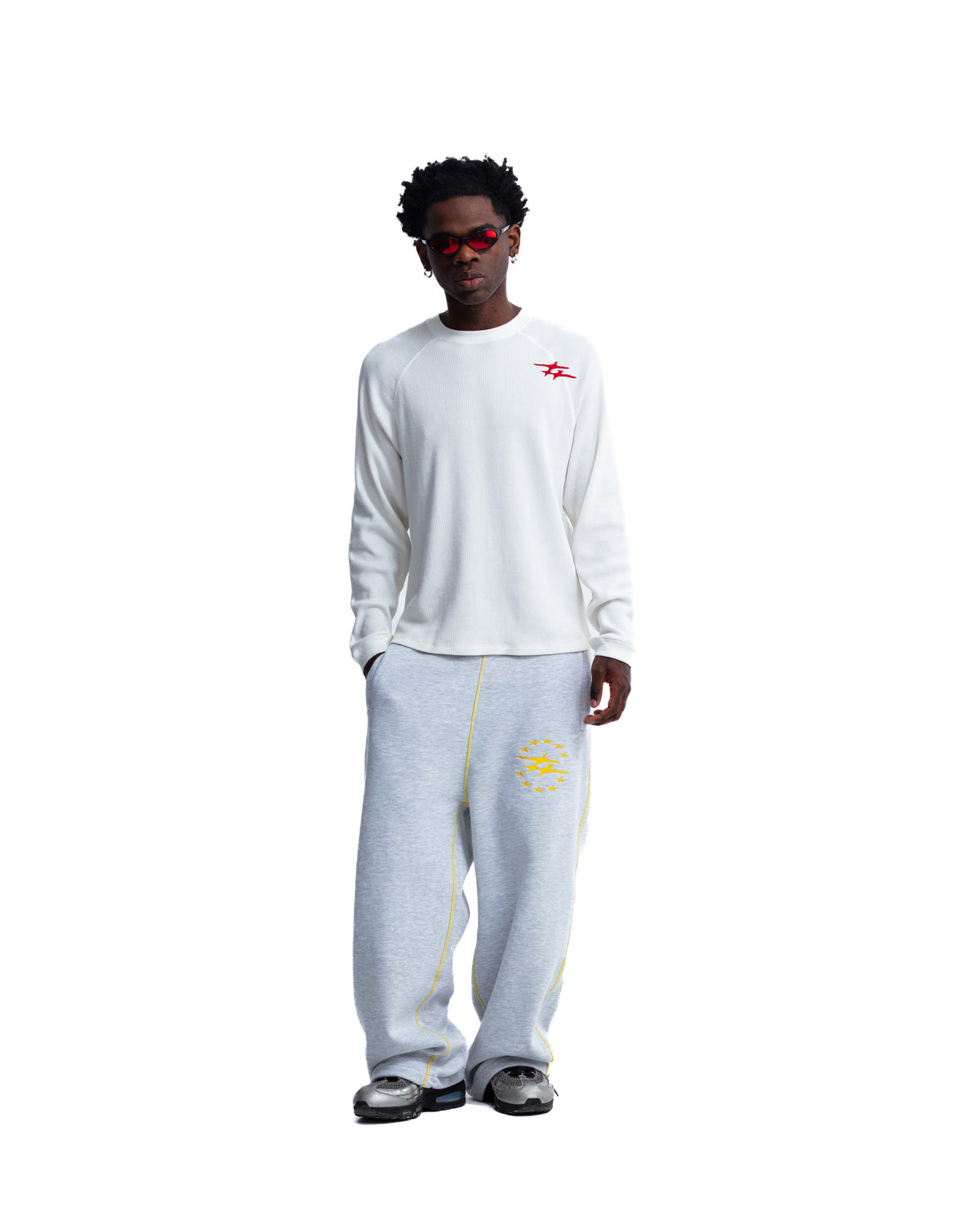 THERMAL WAFFLE LONGSLEEVE WHITE