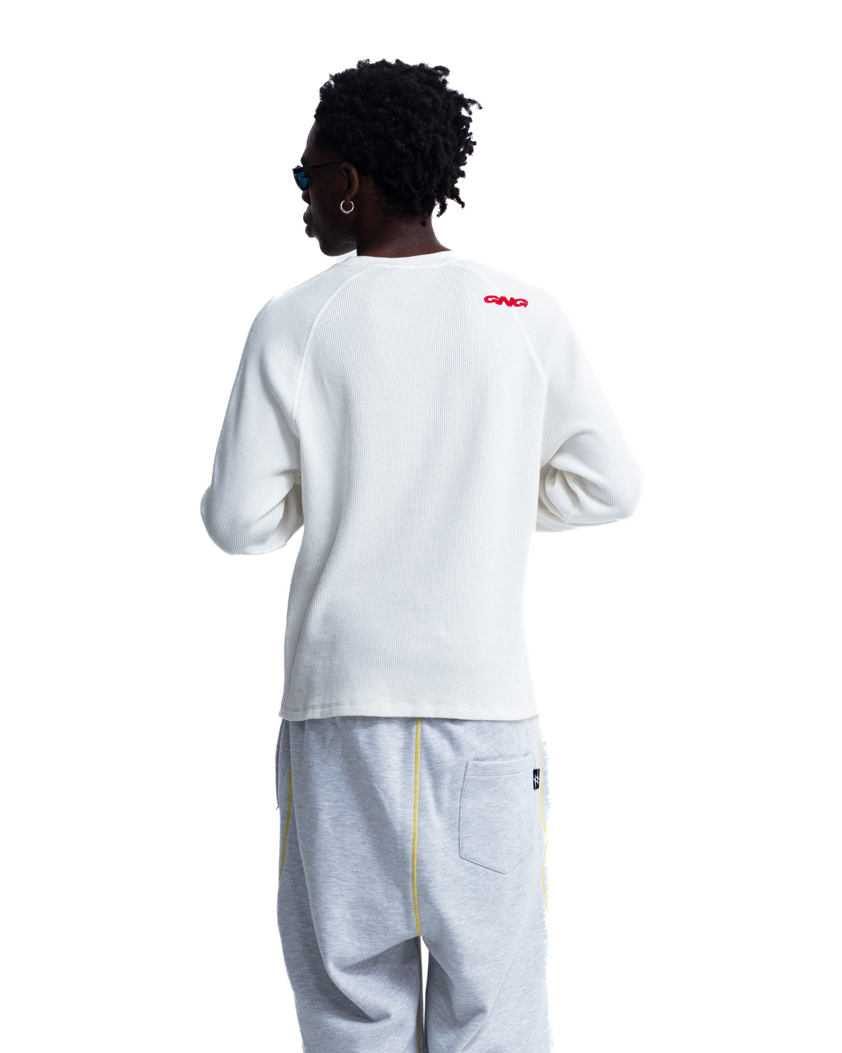 THERMAL WAFFLE LONGSLEEVE WHITE