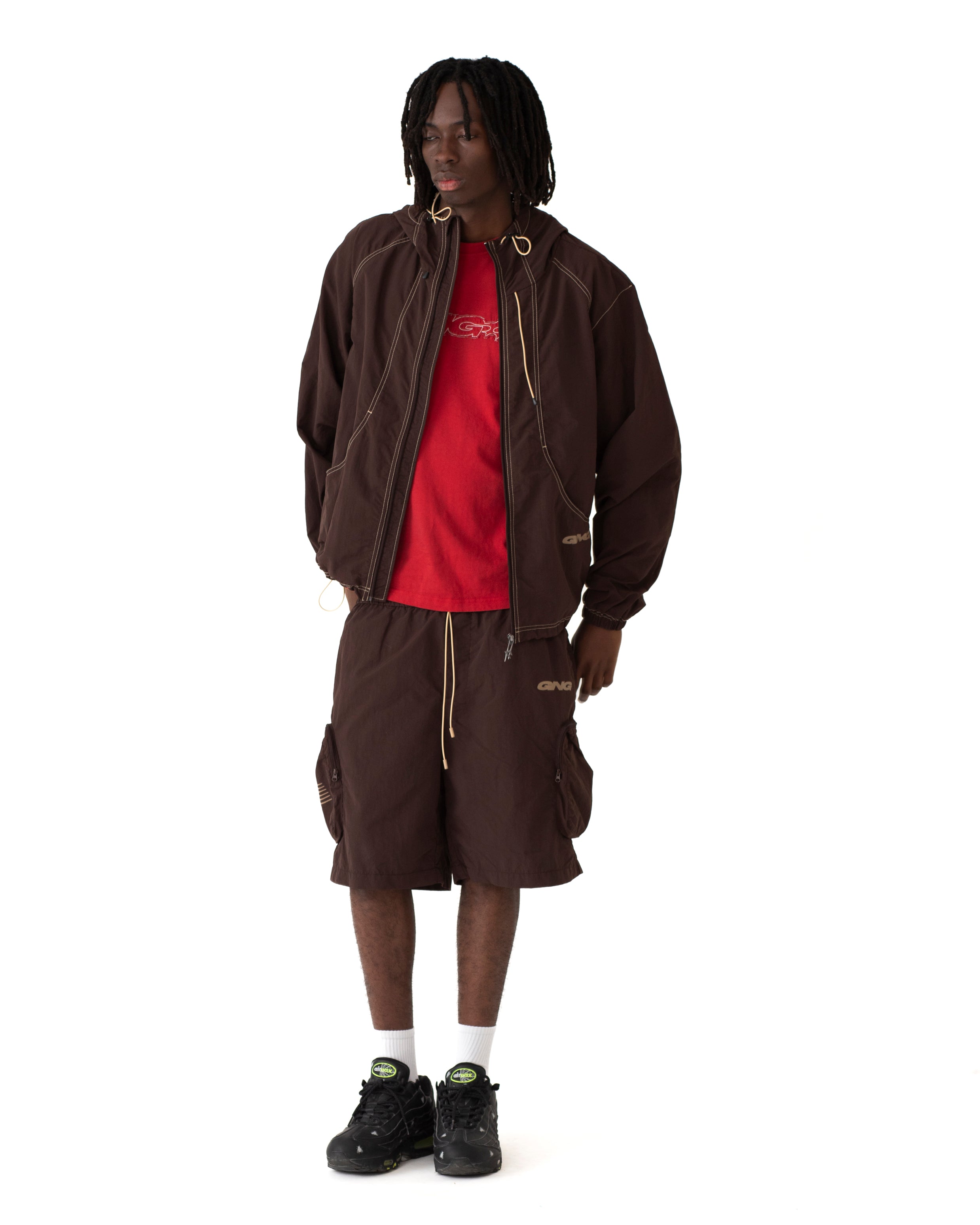 MOTION SHELL JACKET ERODED BROWN