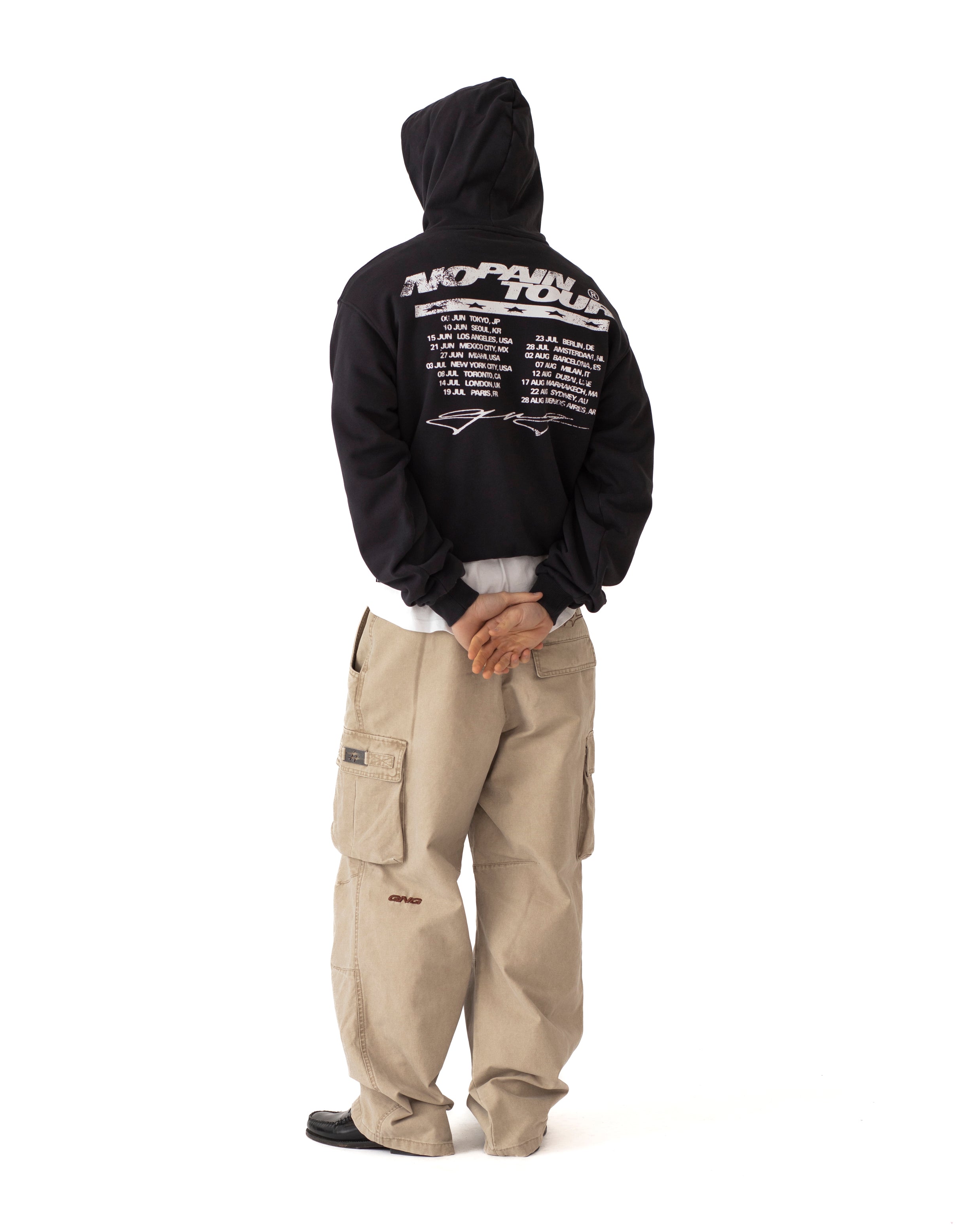 NO PAIN HOOD BLACK
