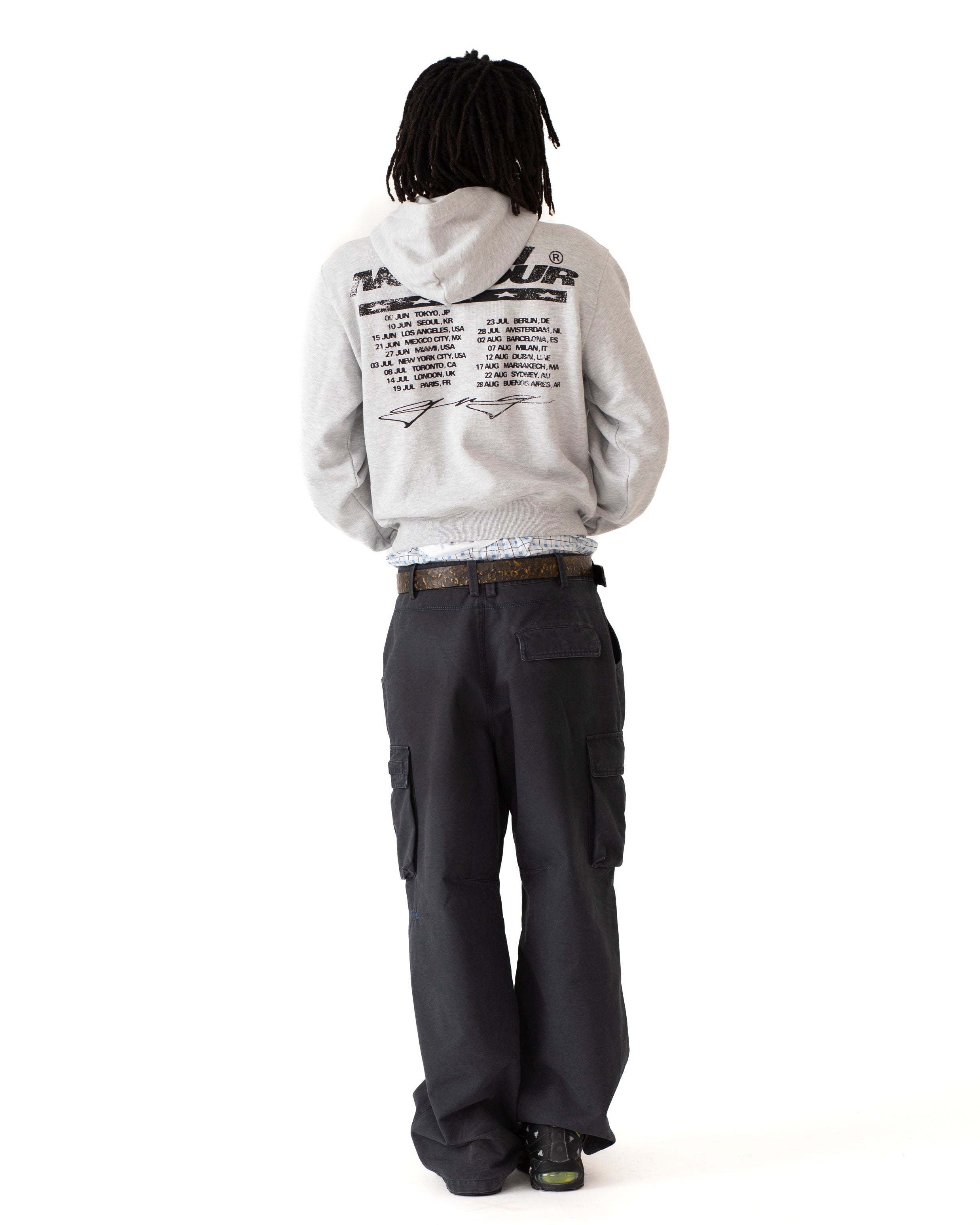 NO PAIN HOOD GREY MELANGE