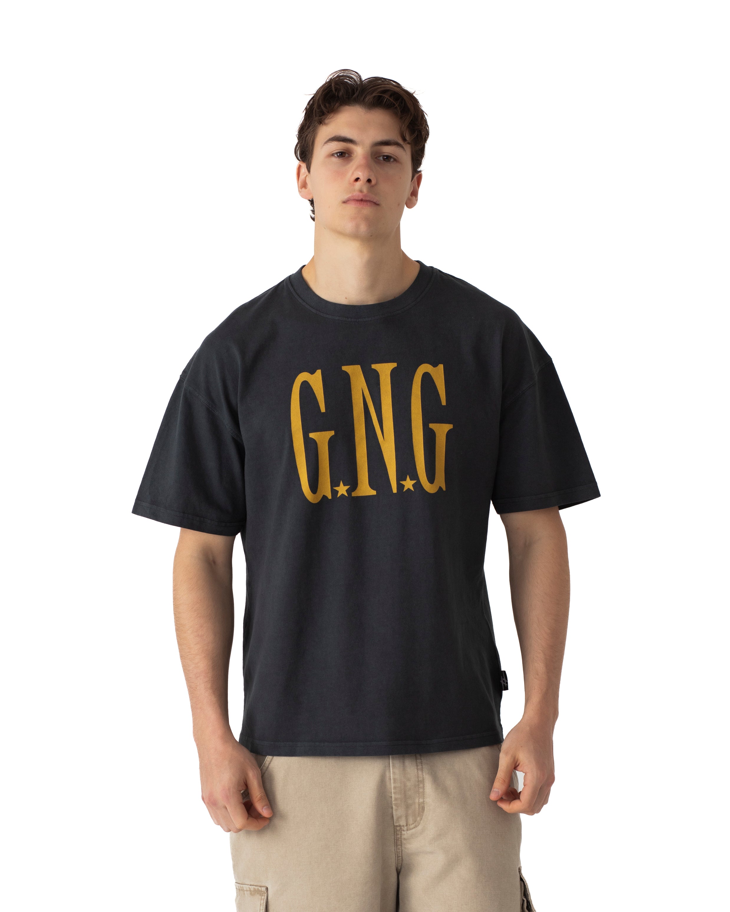 GNG CLASSIC TEE FADED BLACK