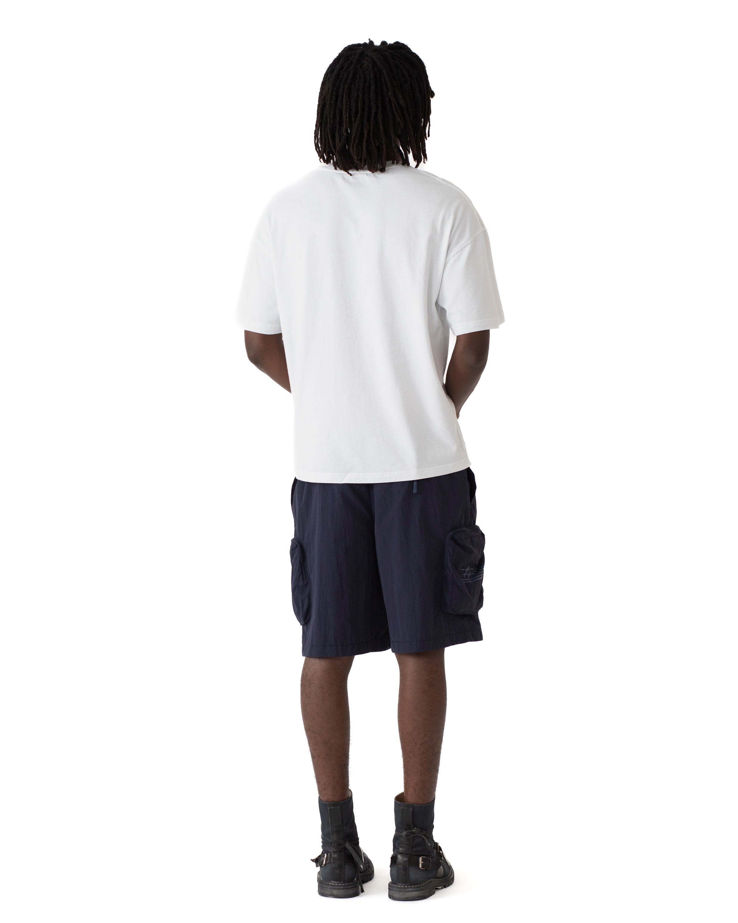 GNG CUT LOGO TEE WHITE