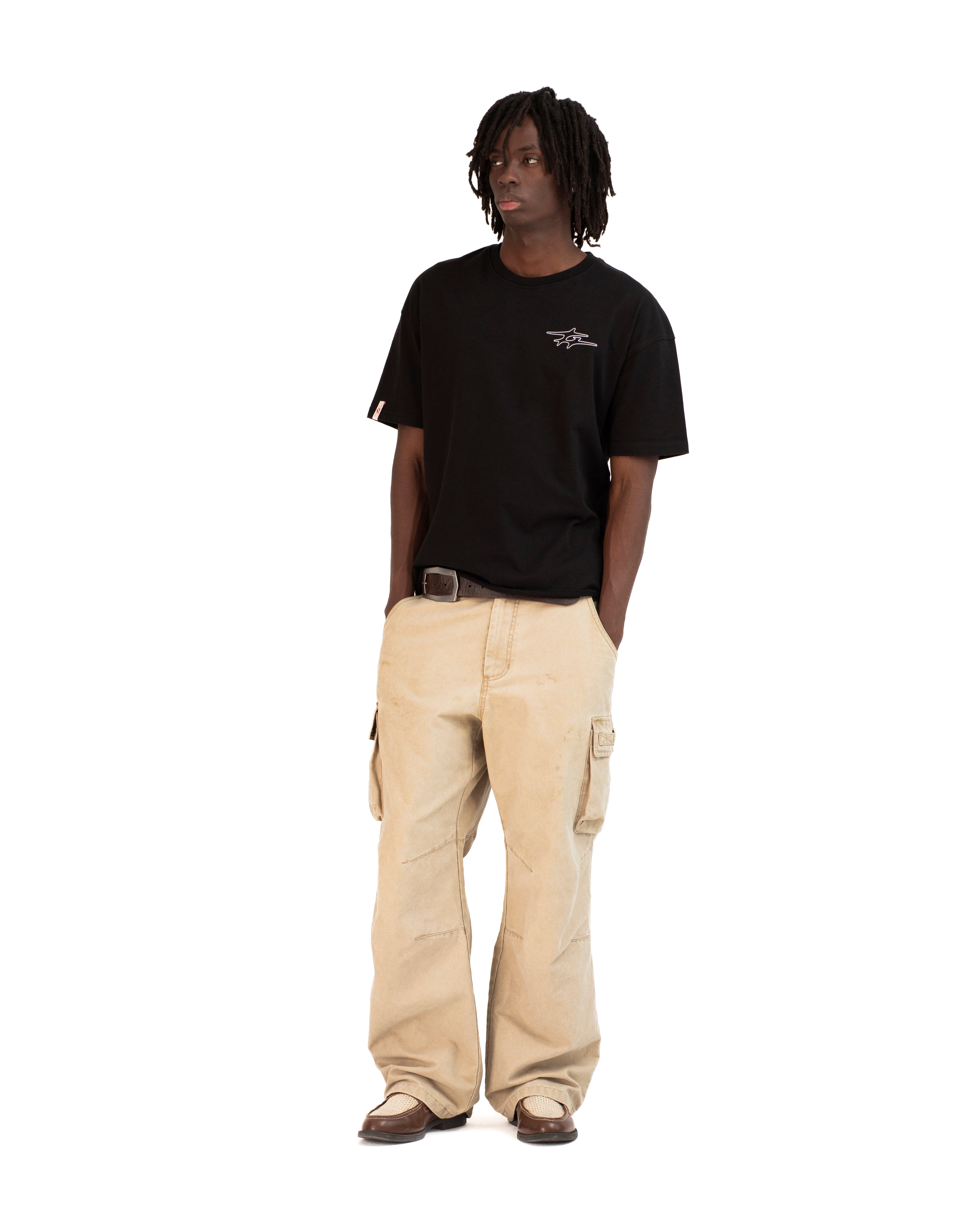 LABEL TEE BLACK