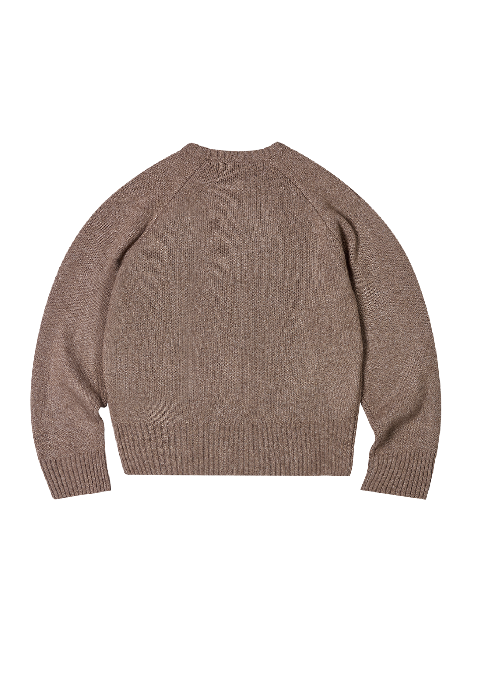COMFY GNG KNIT BROWN MELANGE