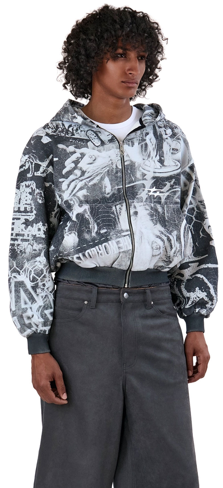 SUEDE SKIN SHORTS CENIZA