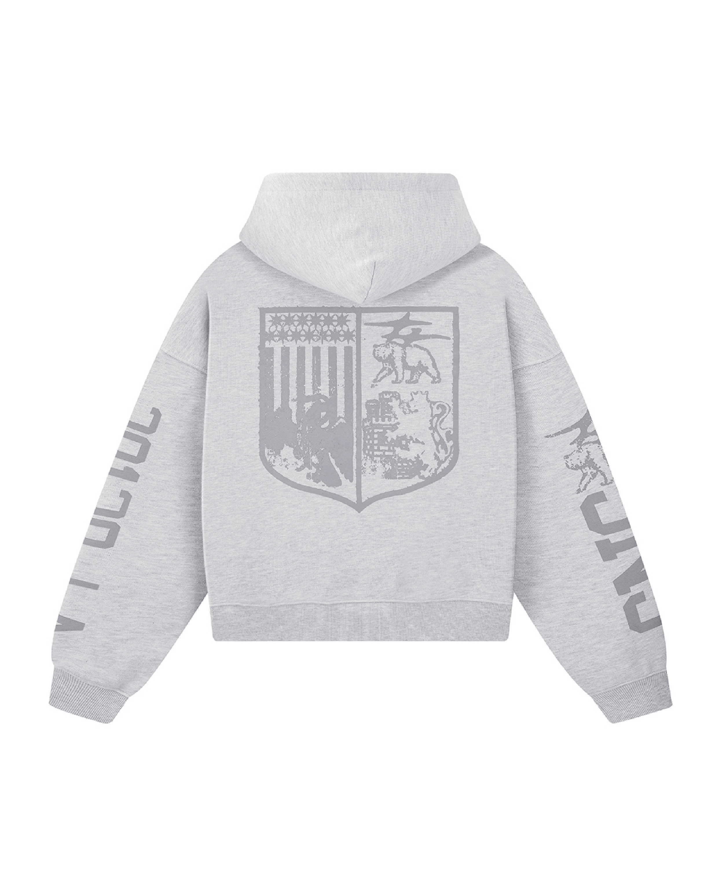 HERALDIC ZIPPER GRAY
