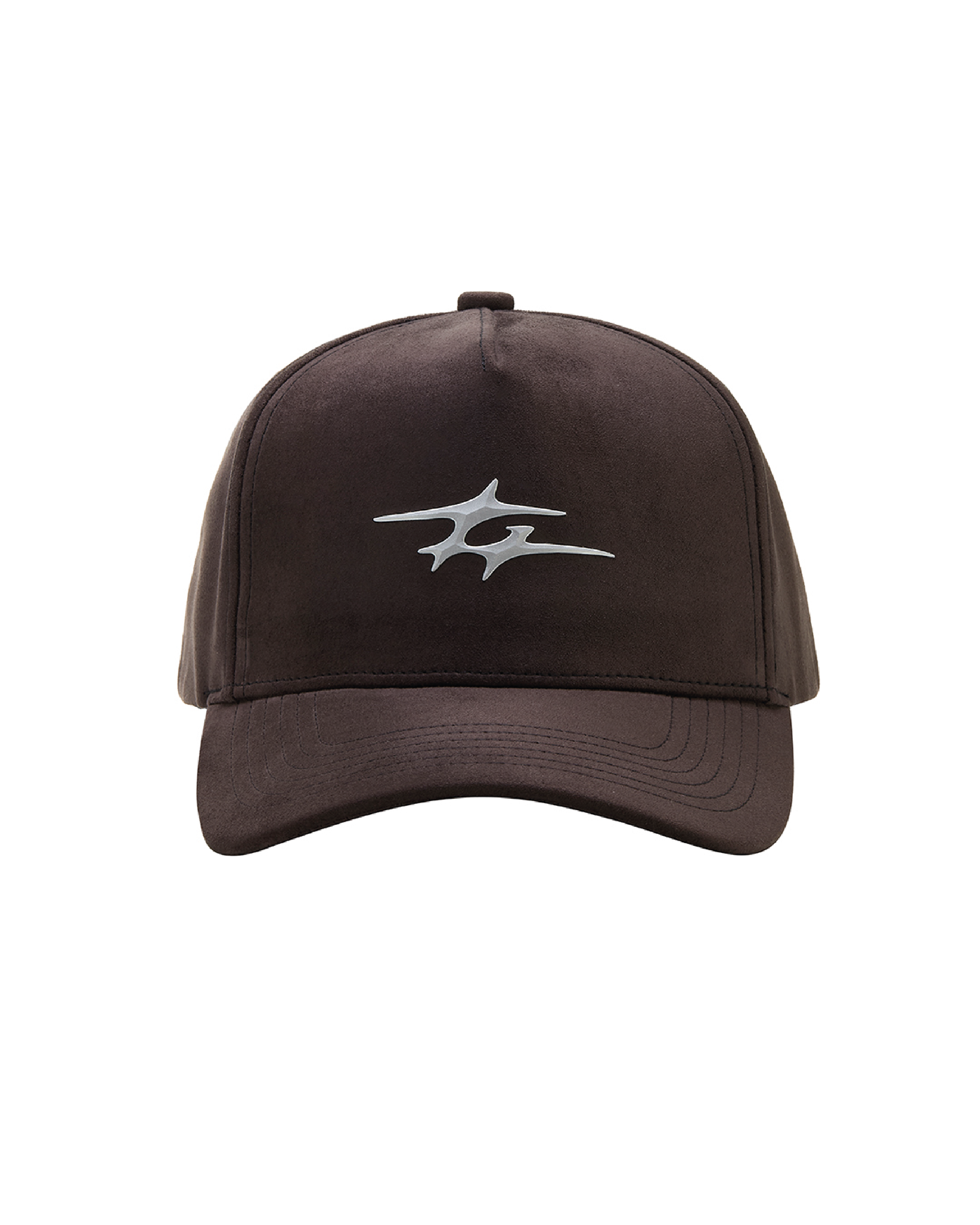 SUEDE LOGO CAP ASH