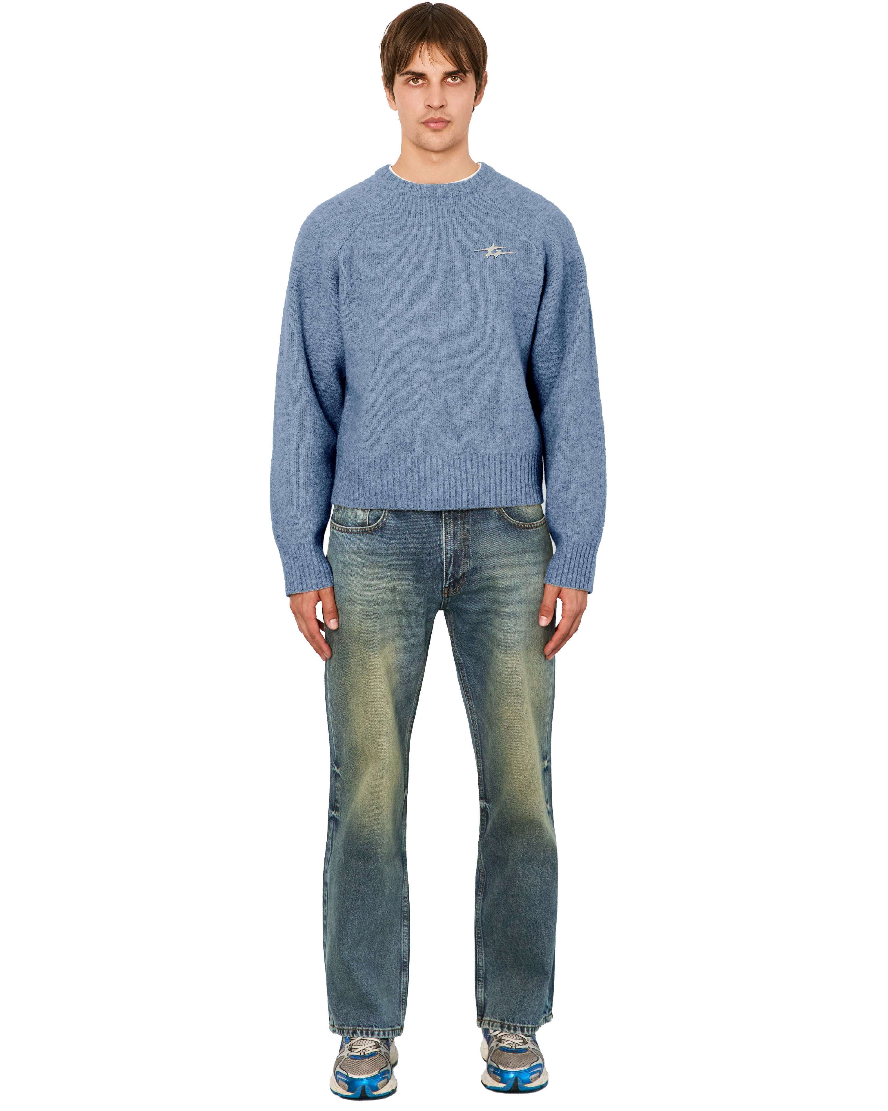 COMFY GNG KNIT SKY BLUE