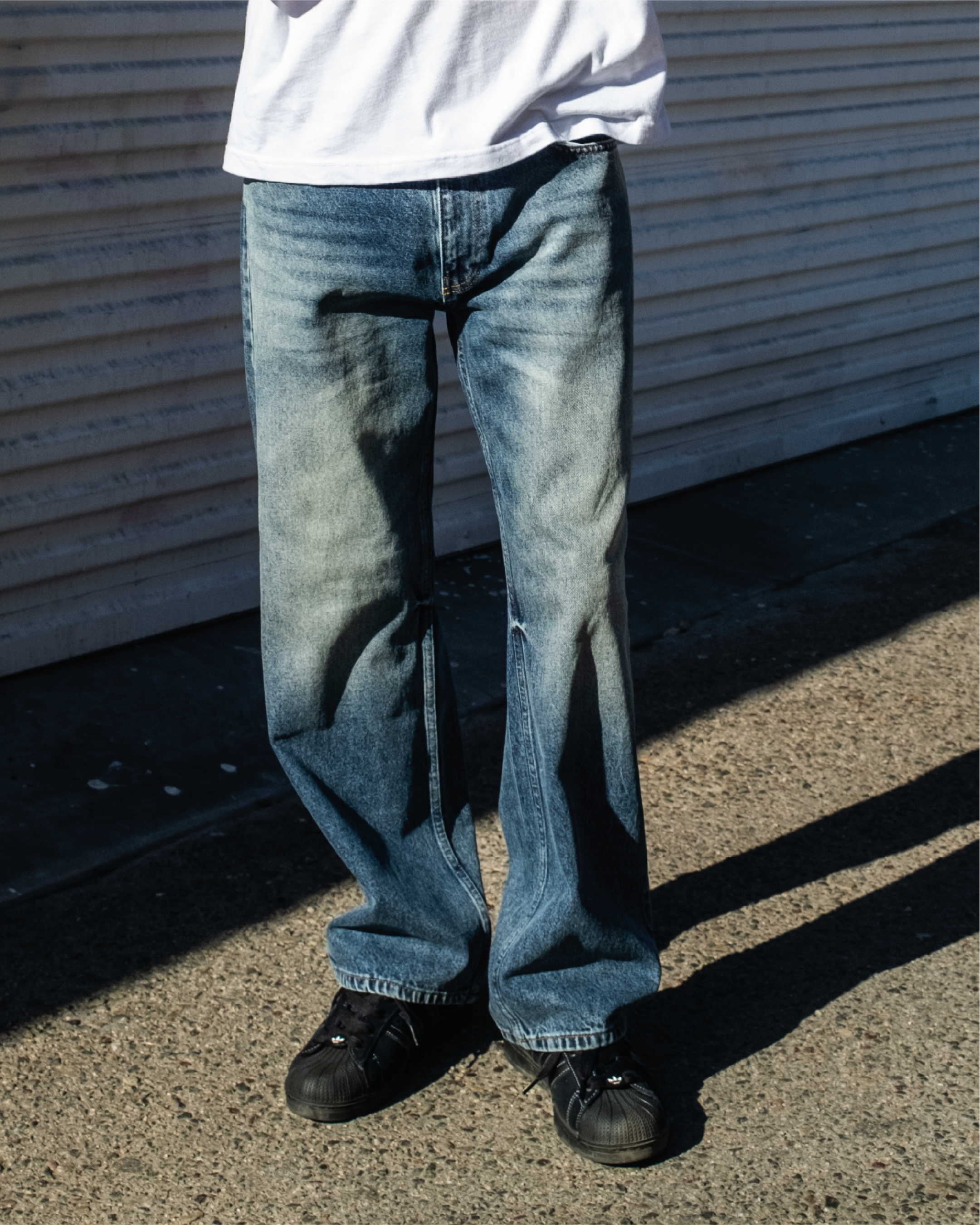 SKIN DENIM WASHED DARK NAVY