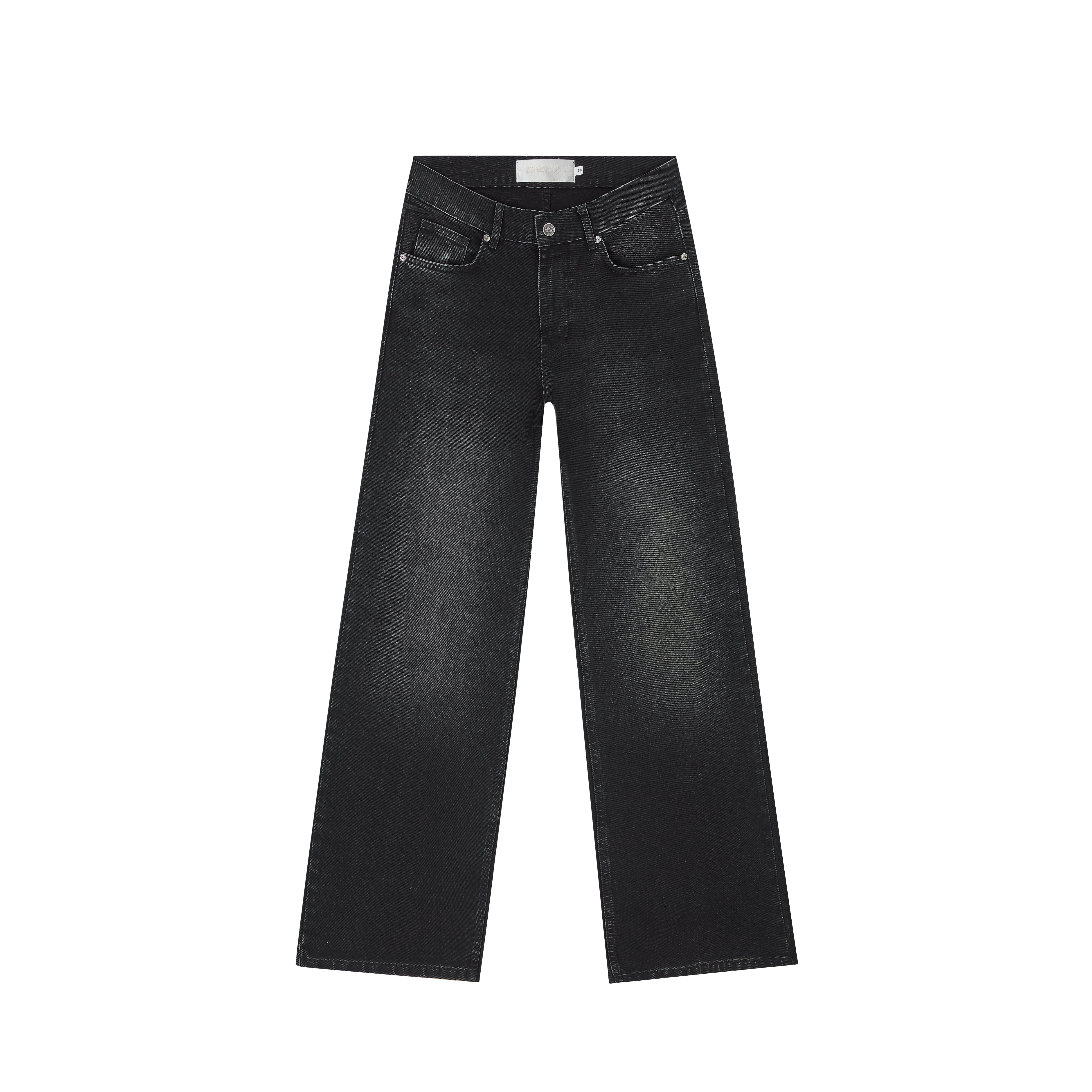 SKIN DENIM WASHED BLACK